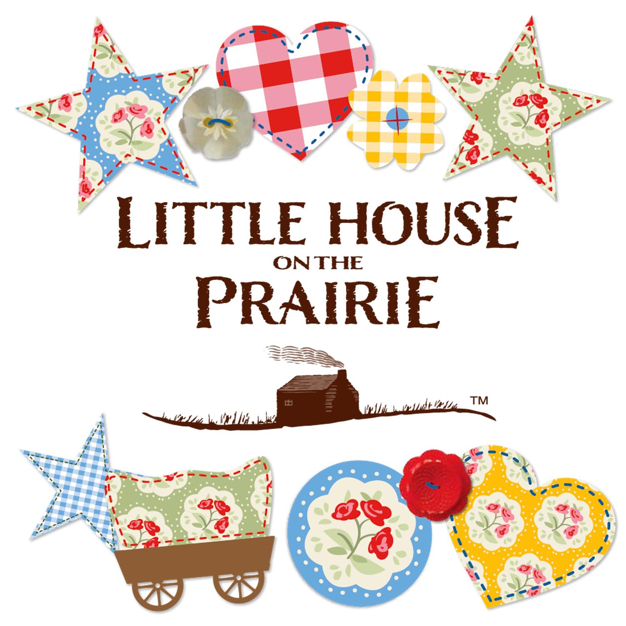 Little House on The Prairie Square Bumper Sticker - Durable Car Decal & Patches for Cars, Laptops, Windows - Perfect for Fans of Classic TV Show & Book Series