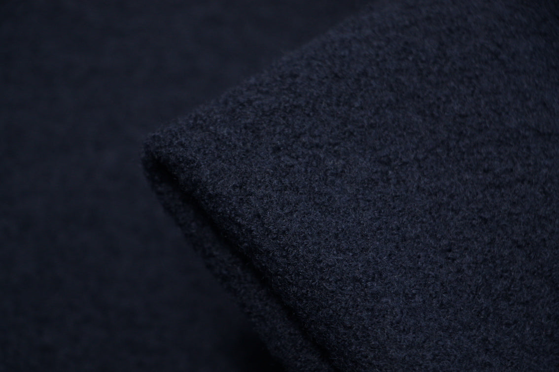 Premium Boiled Wool Fabric by Blu Oceano - Soft, Durable & Warm Material for Coats, Jackets & DIY Crafts - Perfect for Winter Apparel & Home Decor Projects