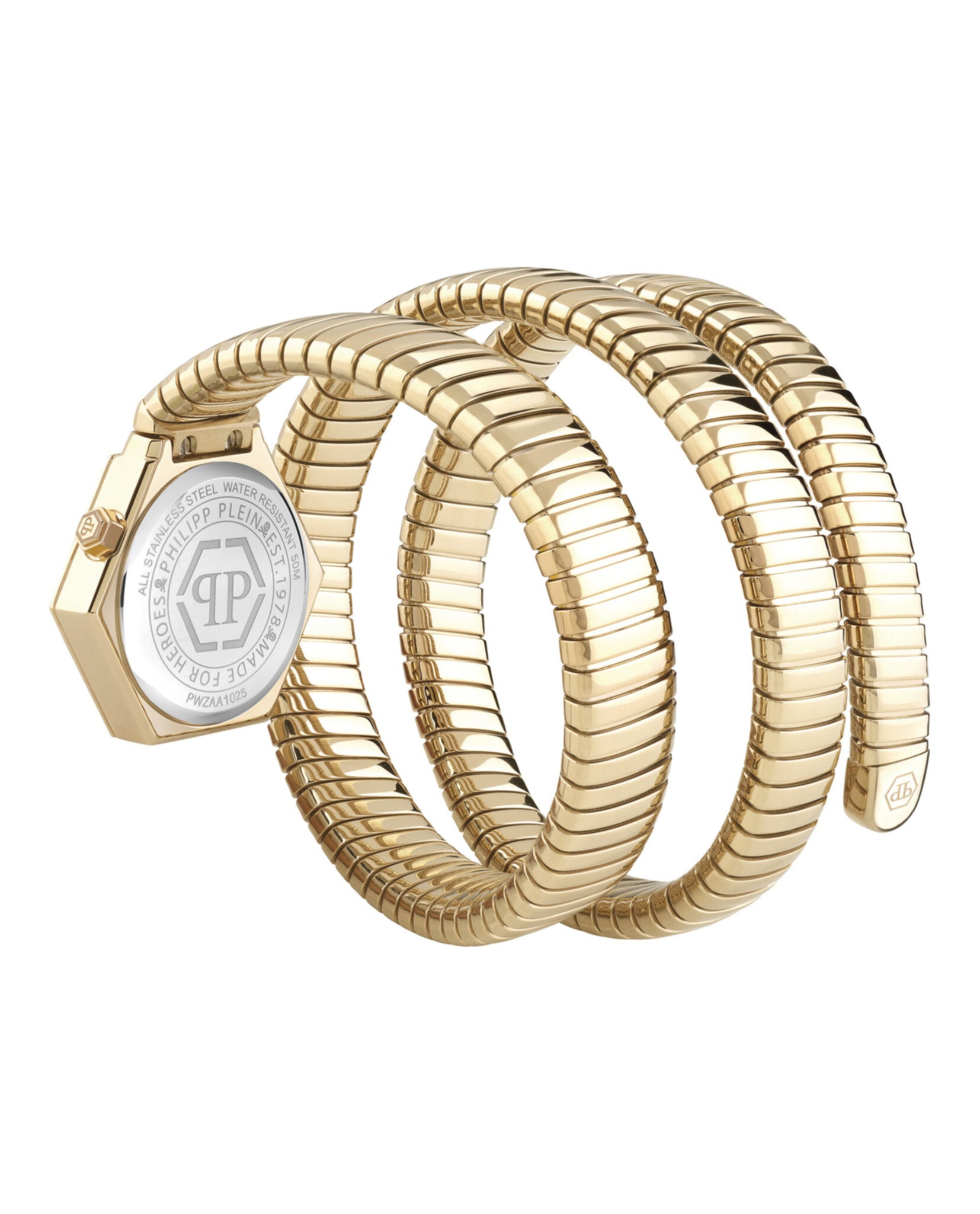 Hexagon Crystal Snake Watch - Stylish & Unique Timepiece for Men & Women - Perfect for Casual Wear, Parties & Fashion Accessories