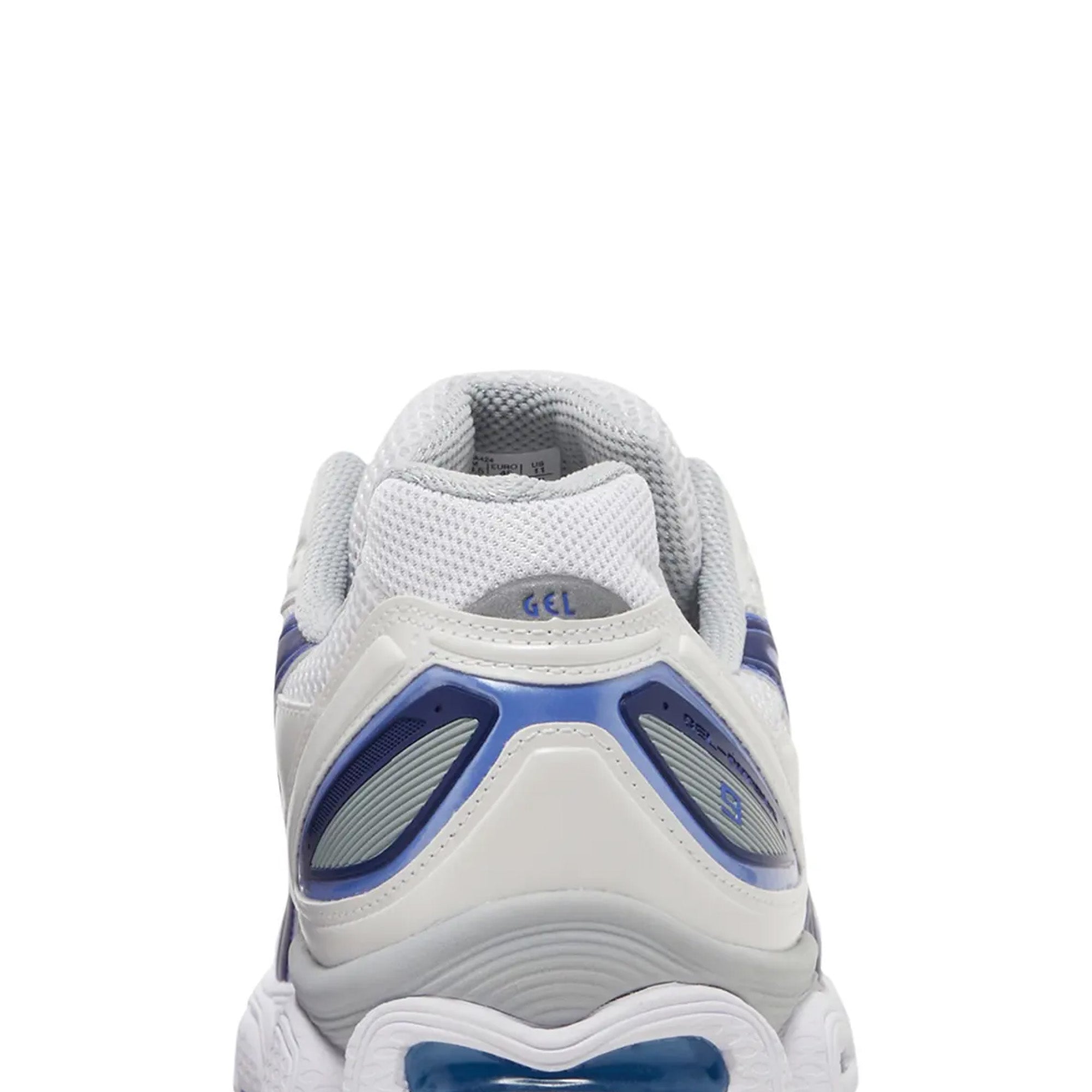 ASICS Gel Nimbus 9 Running Shoes for Men & Women - White Indigo Blue (2023) | Lightweight Cushioned Sneakers for Jogging, Gym Workouts & Daily Walking