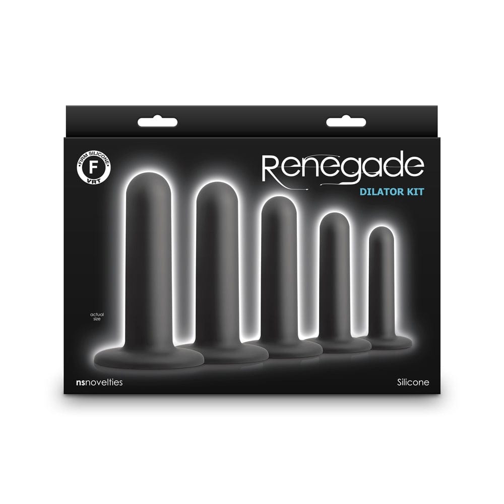 Renegade 5-Piece Silicone Dilator Kit for Vaginal Therapy, Intimate Comfort & Pelvic Health – Perfect for Postpartum Recovery, Menopause & Physical Therapy
