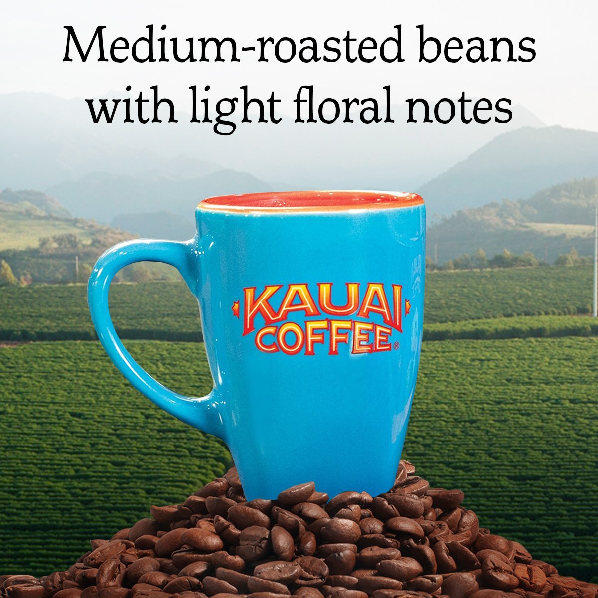 Kauai Coffee Garden Isle Medium Roast - 100 Single Serve Coffee Pods for Keurig | Perfect for Home, Office & Travel Use
