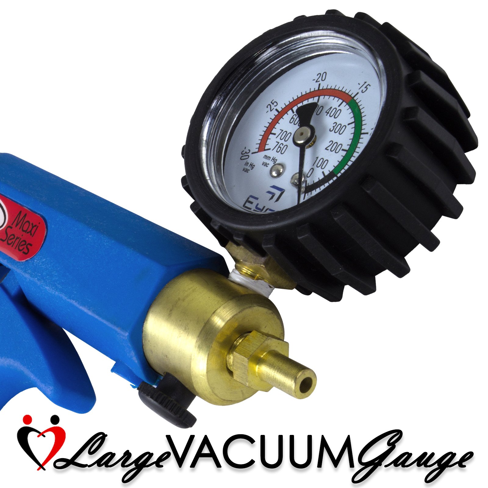 Premium LeLuv Vibrating Penis Pump with Maxi Purple Handle & Protected Gauge - Uncollapsable Silicone Hose, Sleeve, Donut & Cock Rings - 9