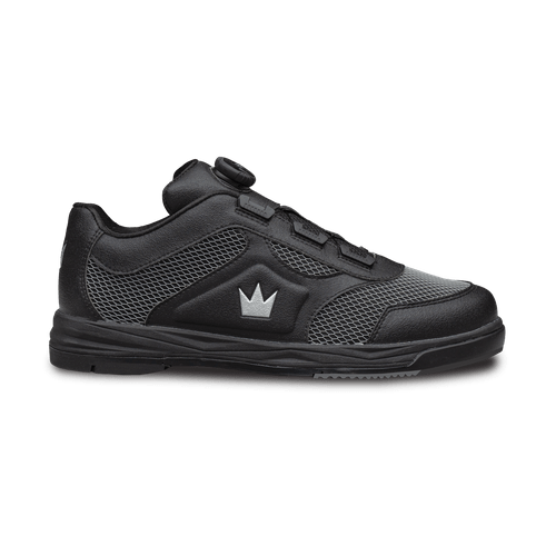 Brunswick Men's Fury Black Left Hand Bowling Shoes - Comfortable & Durable for League Play & Practice