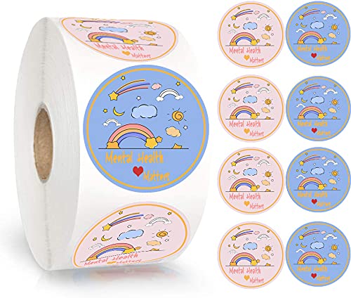 Positive Affirmation Stickers for Teachers & Employees - 500Pcs Motivational Water Bottle & Laptop Decals (1.5