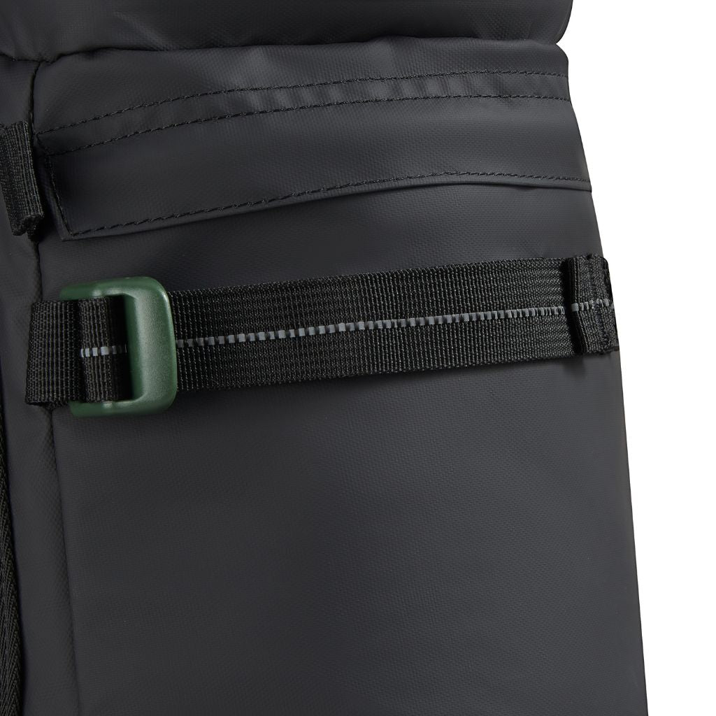 Jeep 17-Inch Laptop Backpack with RFID Protection - Durable Cylindrical Design for Work & Travel (Black) | Perfect for Commuting, Business Trips & College Students