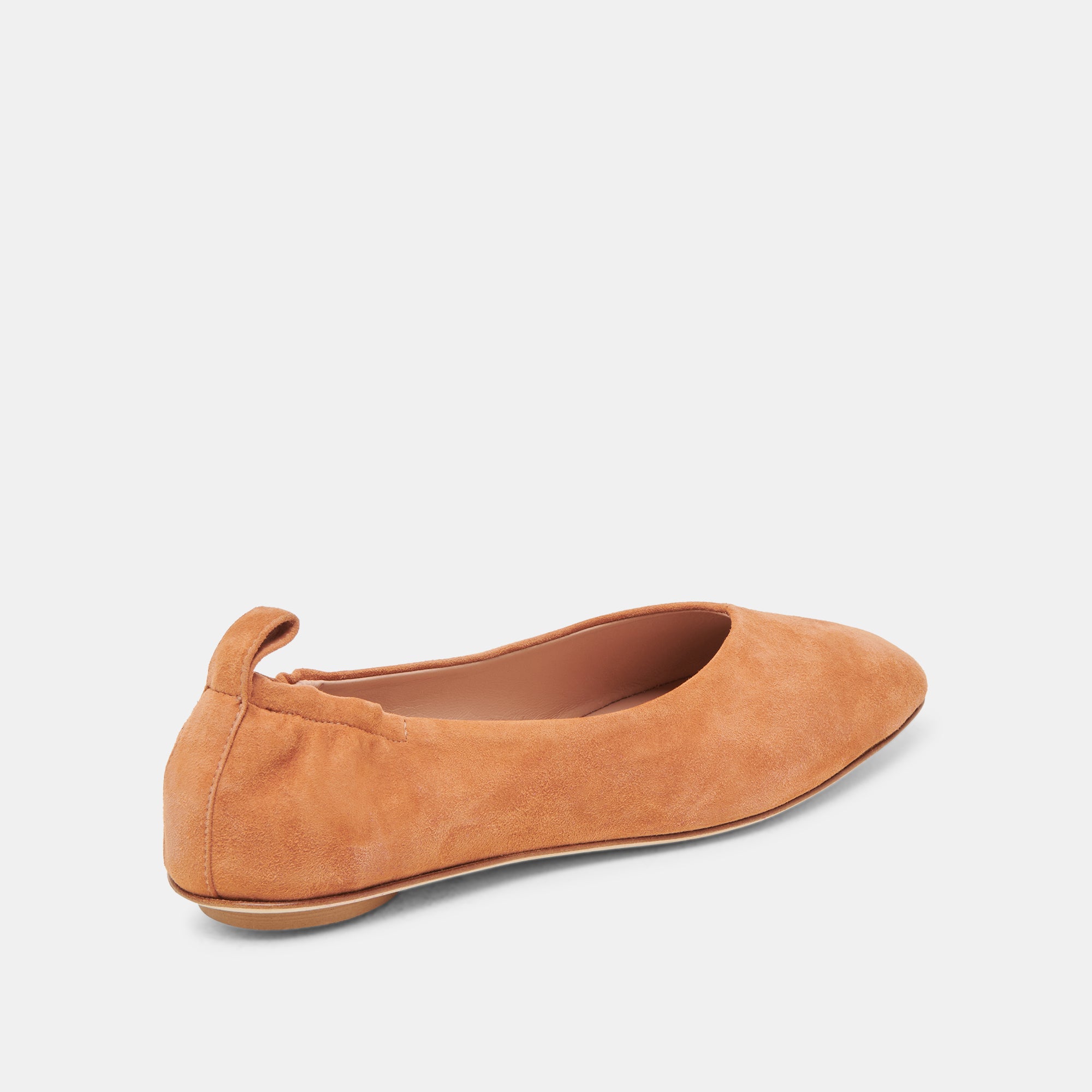 VINNIE Women's Ballet Flats in Amber Suede - Comfortable & Stylish Shoes for Work, Casual Outfits & Everyday Wear