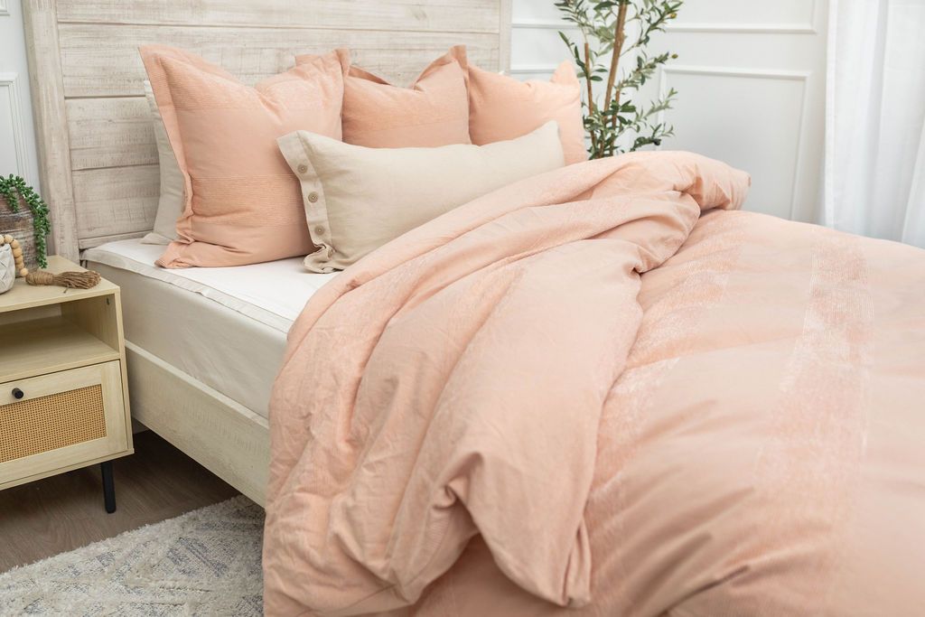 Luxury Gracie Euro Pillow Cover - 100% Cotton Decorative Sham - 26x26 Inches - Perfect for Bedroom, Living Room & Sofa Decor
