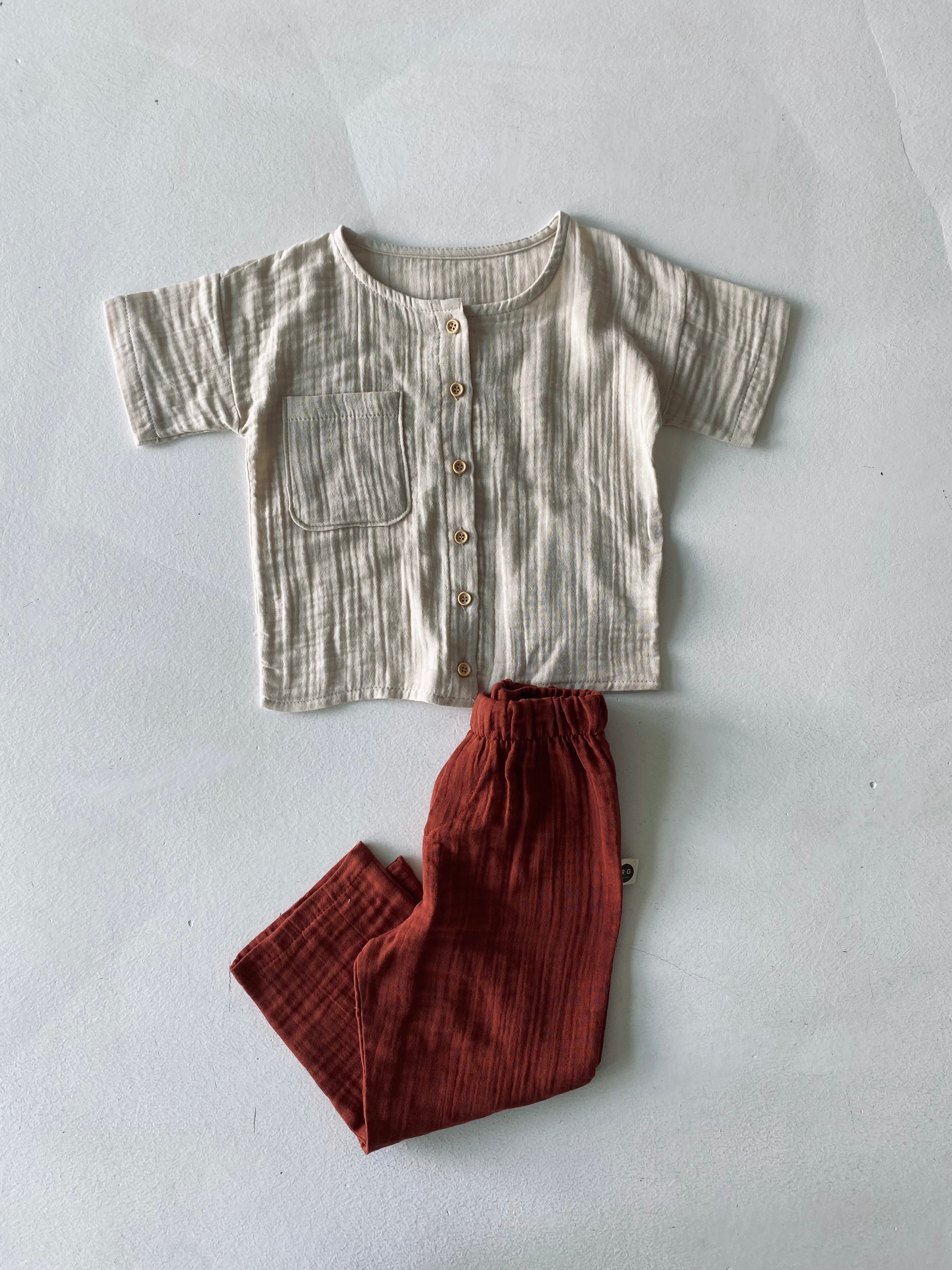 RG Brand Cotton Muslin Baby Set – Soft & Breathable for Newborns, Swaddling, Nursing & Playtime