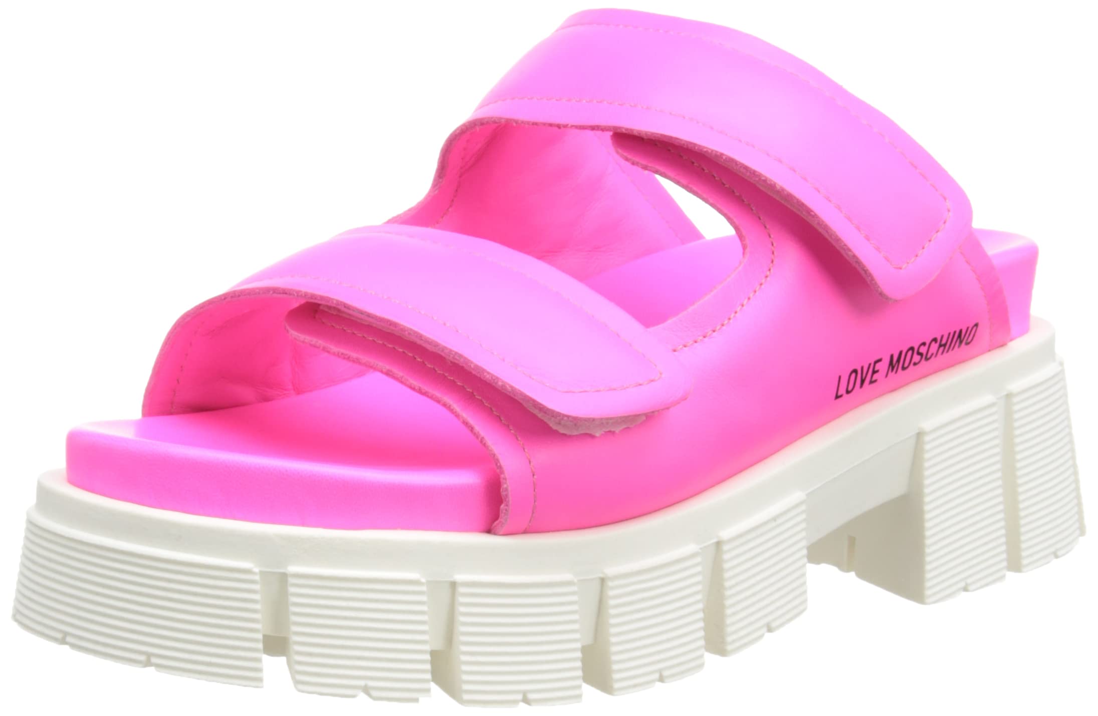 Love Moschino JA28397G0EJB0 Women's Fashion Sandals - Comfortable Summer Casual Shoes for Beach, Vacation & Daily Wear