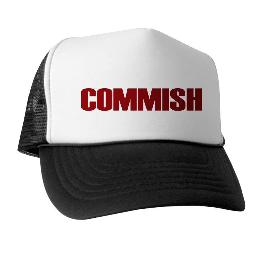 Custom Commish Baseball Cap - Adjustable Red Snapback Hat for Sports Fans & Team Leaders | Perfect for Baseball Games, Coaching, and Fan Gear