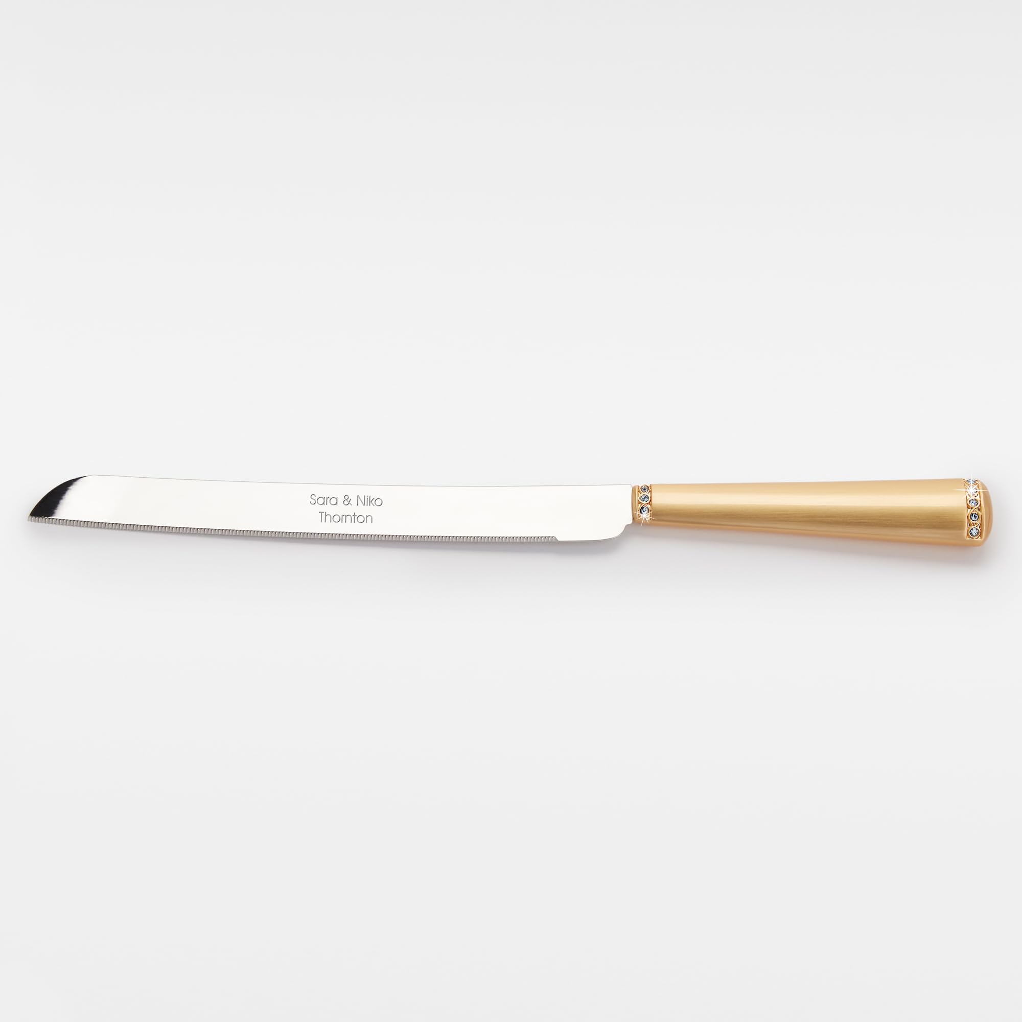 Personalized Princess Gold Tone Cake Server Set - Free Customization | Elegant Wedding, Birthday & Anniversary Gift for Women | Perfect for Special Occasions & Cake Cutting Ceremonies