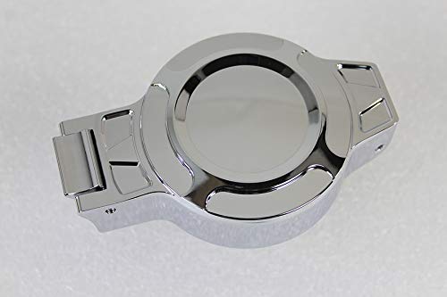 Chrome Flip Up Vented Gas Cap for Harley Davidson Motorcycles 1996 to Present - Easy Fuel Access & Durable Design for Touring, Cruising & Custom Builds