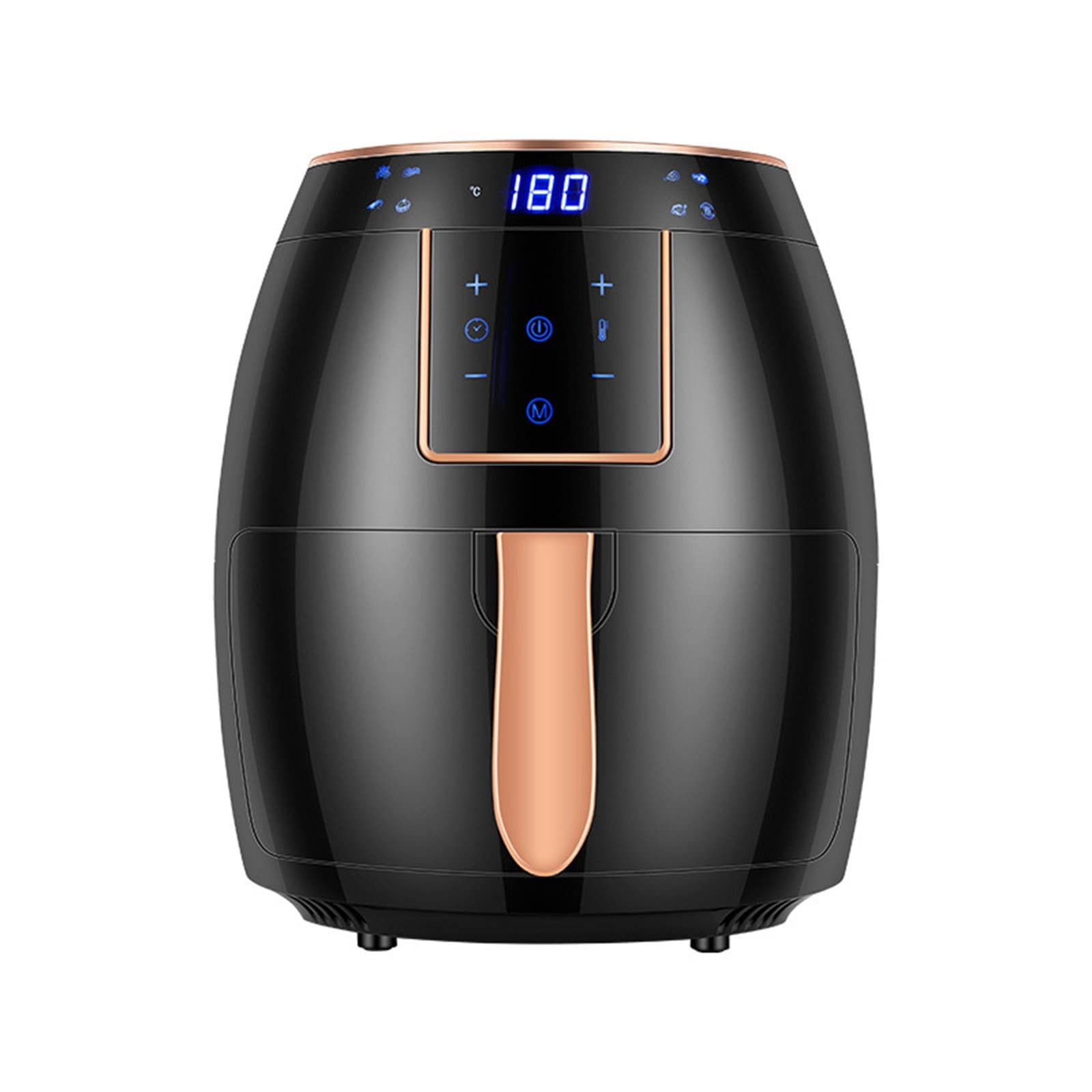 BAIYUN 5.5L Large Capacity Air Fryer - Electric Oil Free Cooker with 50 Free Oil-Absorbing Baking Papers | Meets US/UK/EU Safety Standards | Perfect for Family Meals, Healthy Snacks & Quick Cooking