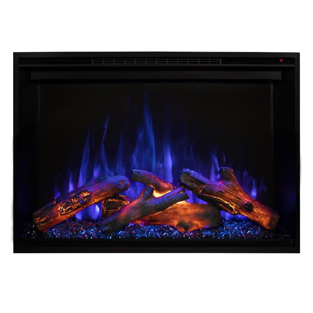 Modern Flames Redstone 30 Inch Built-in Electric Fireplace Insert (RS 3021) - Perfect for Living Room, Bedroom & Office Heating & Ambiance