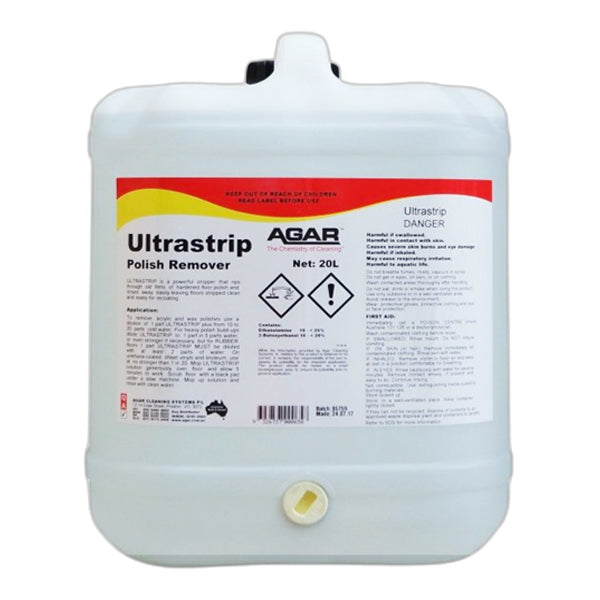 Agar Ultrastrip Heavy-Duty Floor Stripper - Professional Commercial Floor Cleaner for Vinyl, Tile & Concrete - Perfect for Warehouses, Gyms & Retail Stores