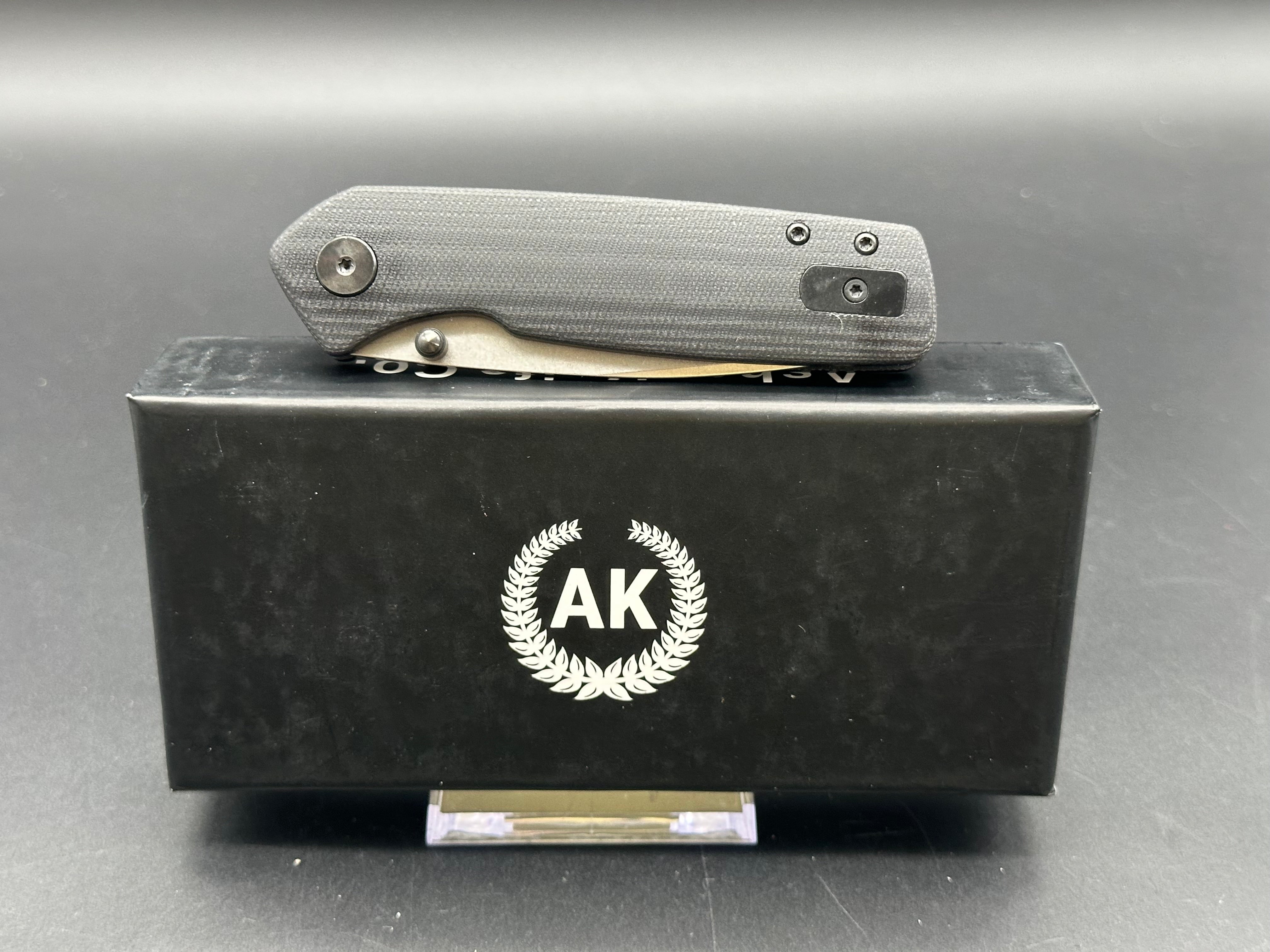 Premium Asher Spiro G10 Folding Knife - 3.2