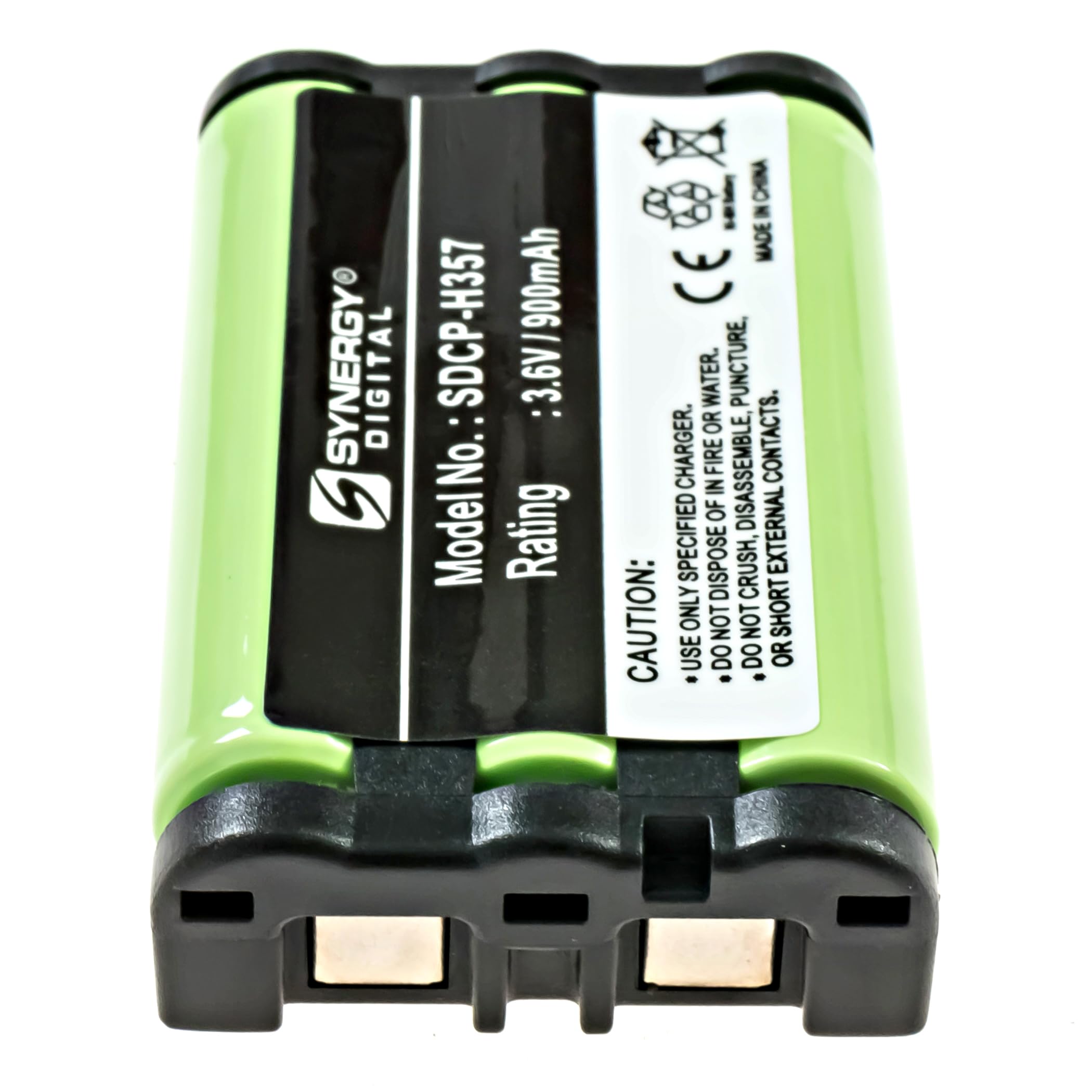 Synergy Digital Empire Cordless Phone Batteries - 5 Pack NiMH 3.6V 800mAh Replacement Batteries for Radio Shack 23-891 Cordless Phone | Ultra High Capacity | Perfect for Home & Office Phone Systems