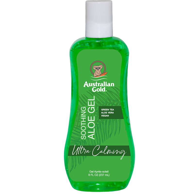 Australian Gold Soothing Aloe After Sun Gel 8 oz - Cooling Sunburn Relief for Face & Body - Perfect for Beach, Pool & Outdoor Activities