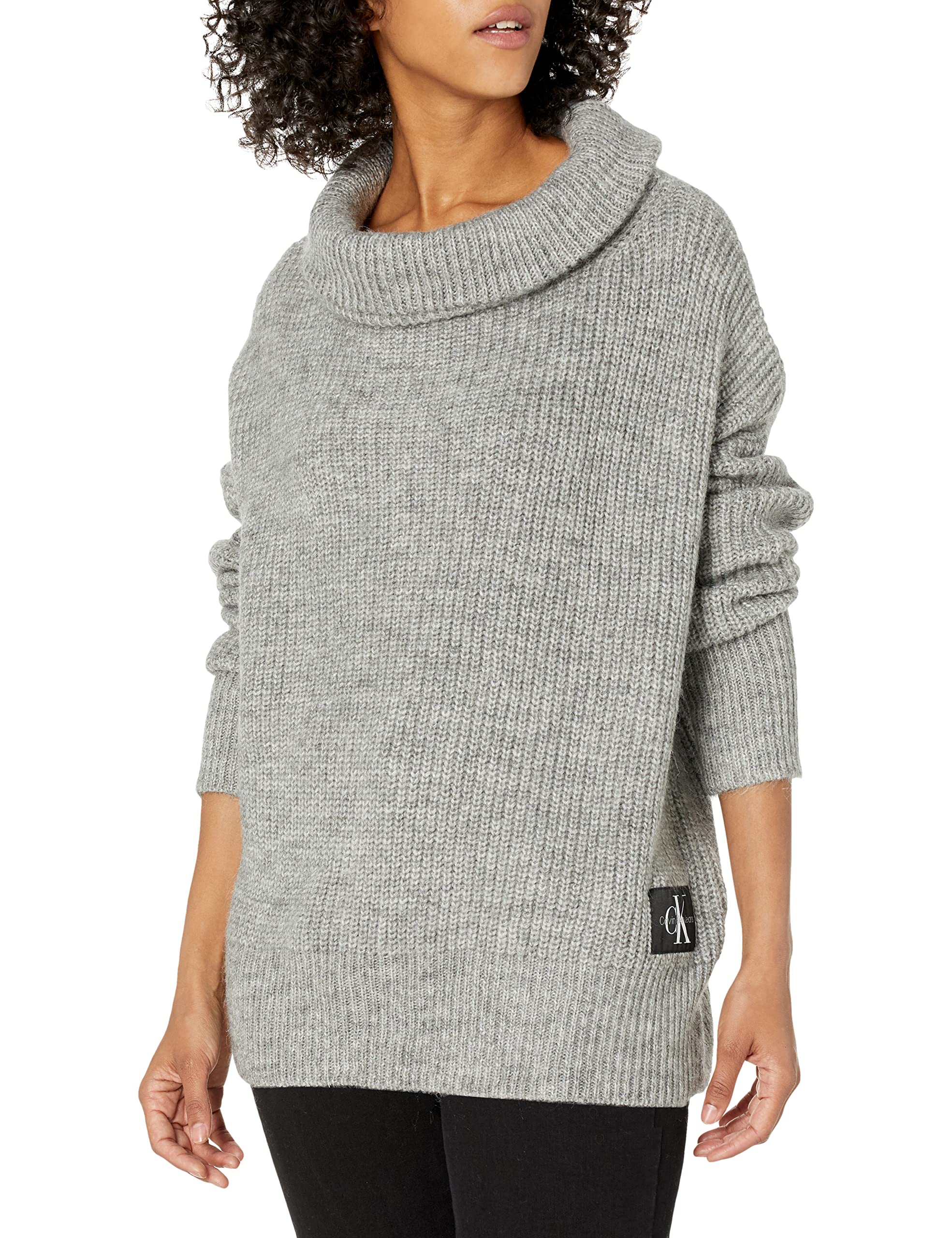 Calvin Klein Women's Stretch Skinny Jeans & Soft Cotton Sweater Set - Casual Outfit for Work, Date Night & Weekend Wear