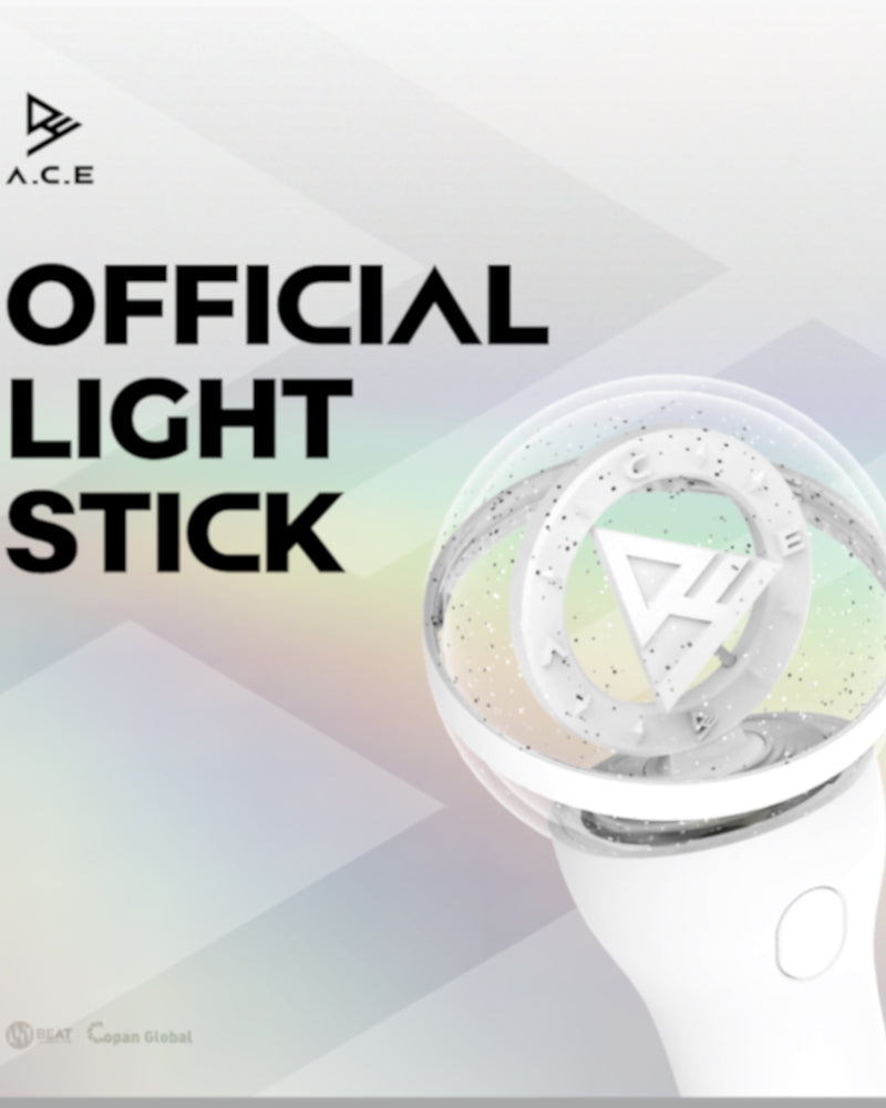 A.C.E Official Lightstick Version 2 - Kpop Fan Concert Glow Stick for Kpop Fans, Music Shows, and Fan Meetings - Perfect for Concerts, Parties, and Kpop Events