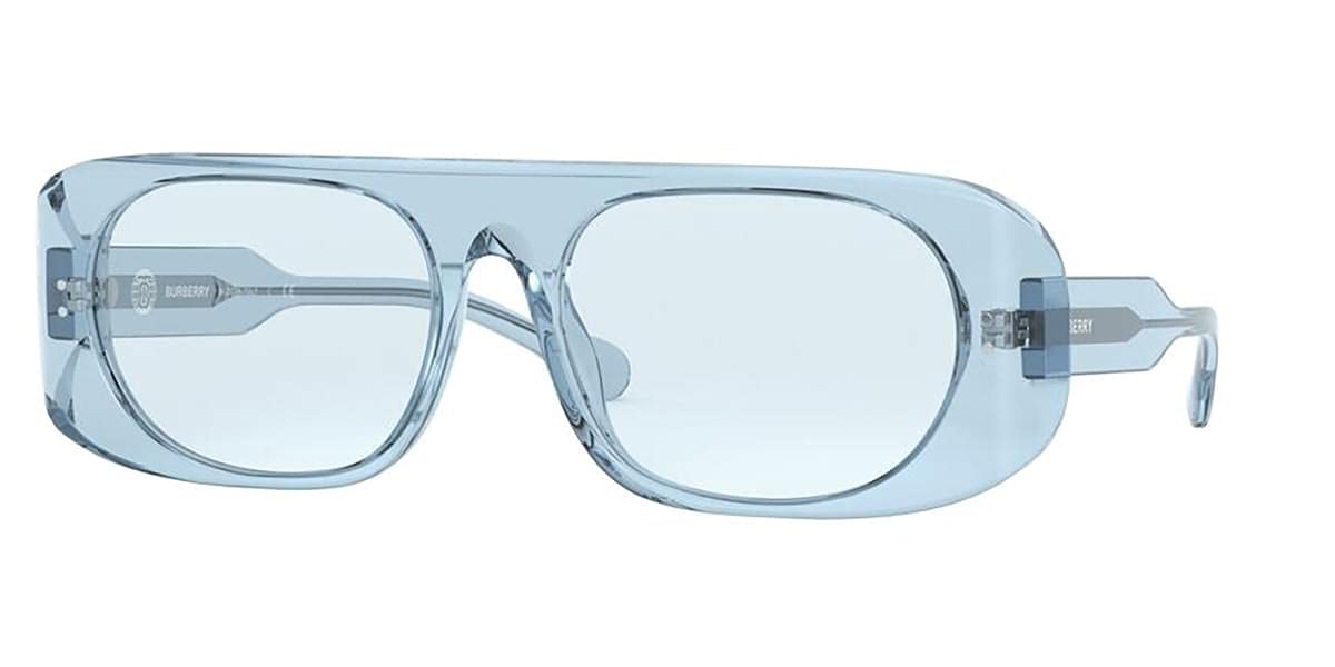 BURBERRY BE 4322 388372 Transparent Azure Sunglasses for Women - UV Protection, Fashion Eyewear for Summer, Beach & Outdoor Activities