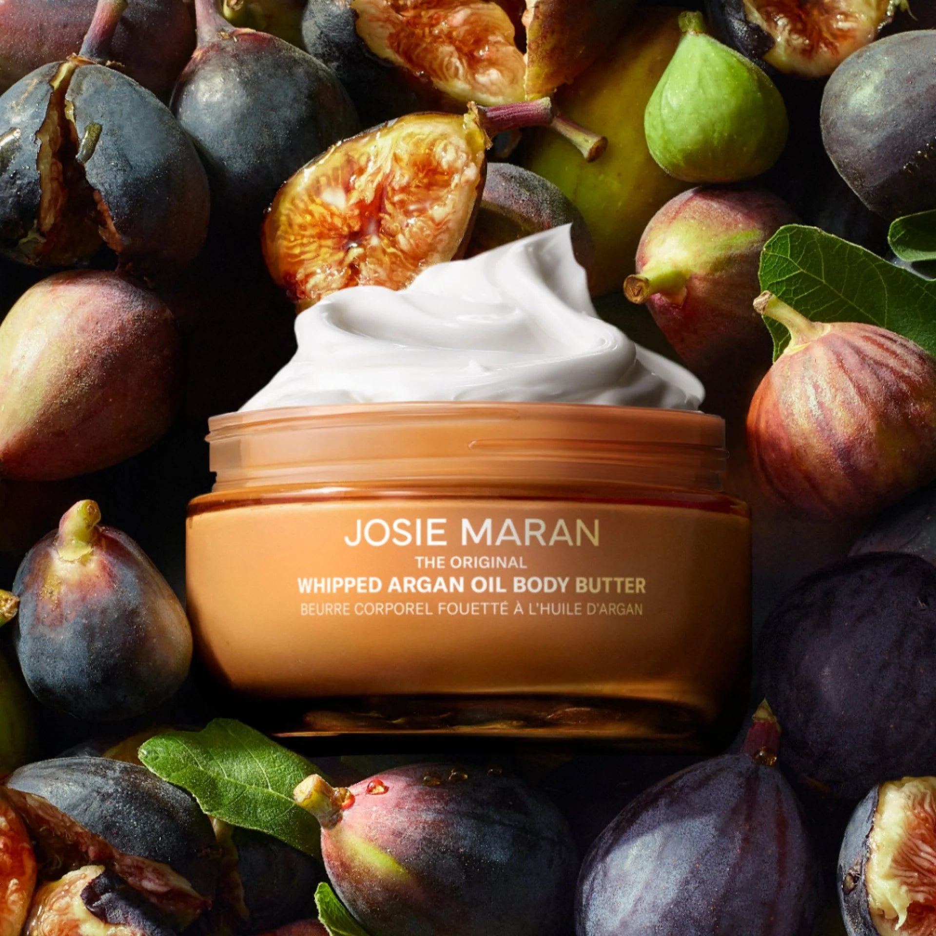 Josie Maran Whipped Argan Oil Body Butter - Ultra Hydrating Moisturizing Cream for Dry Skin, Natural & Organic Skincare - Perfect for Daily Use, After Shower & Nighttime Routine