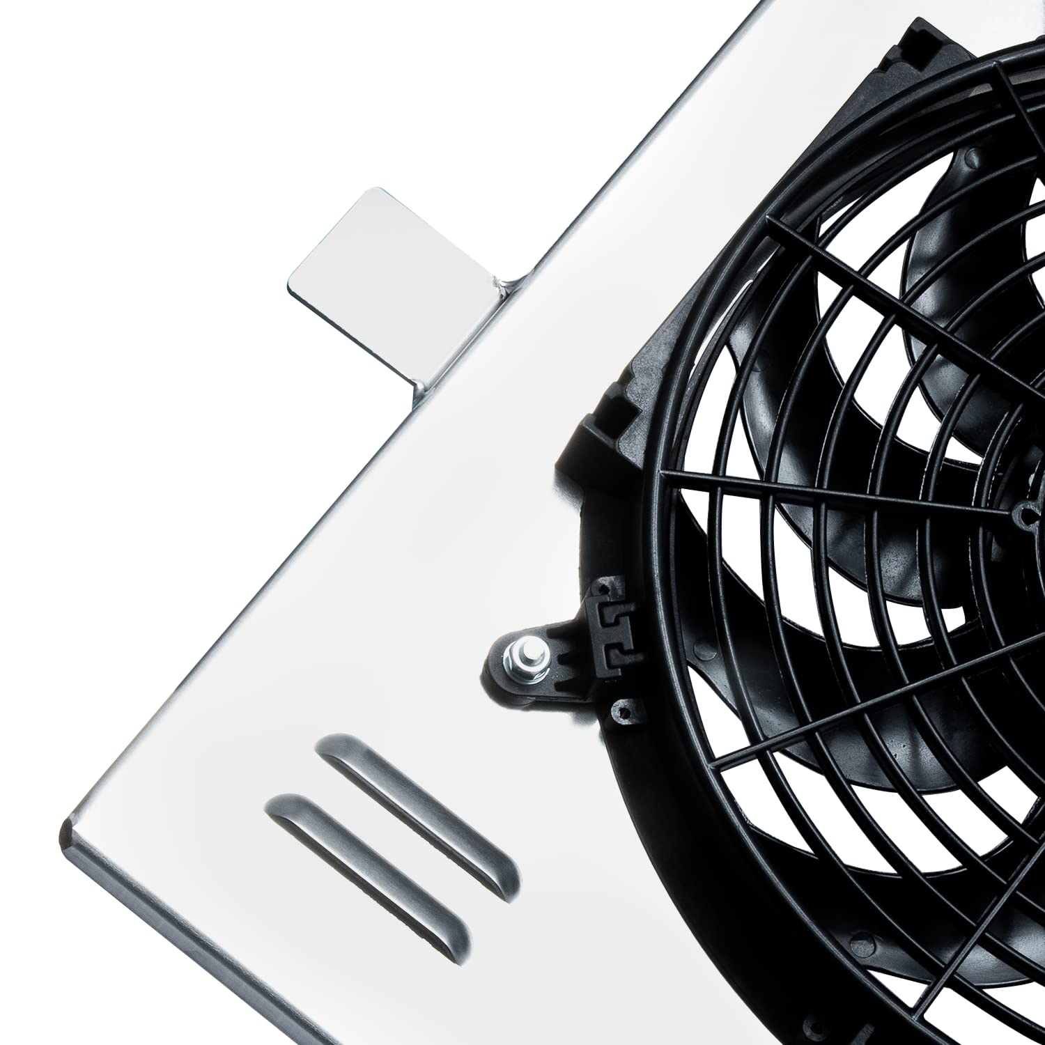 Aluminum Radiator Shroud with Dual 12