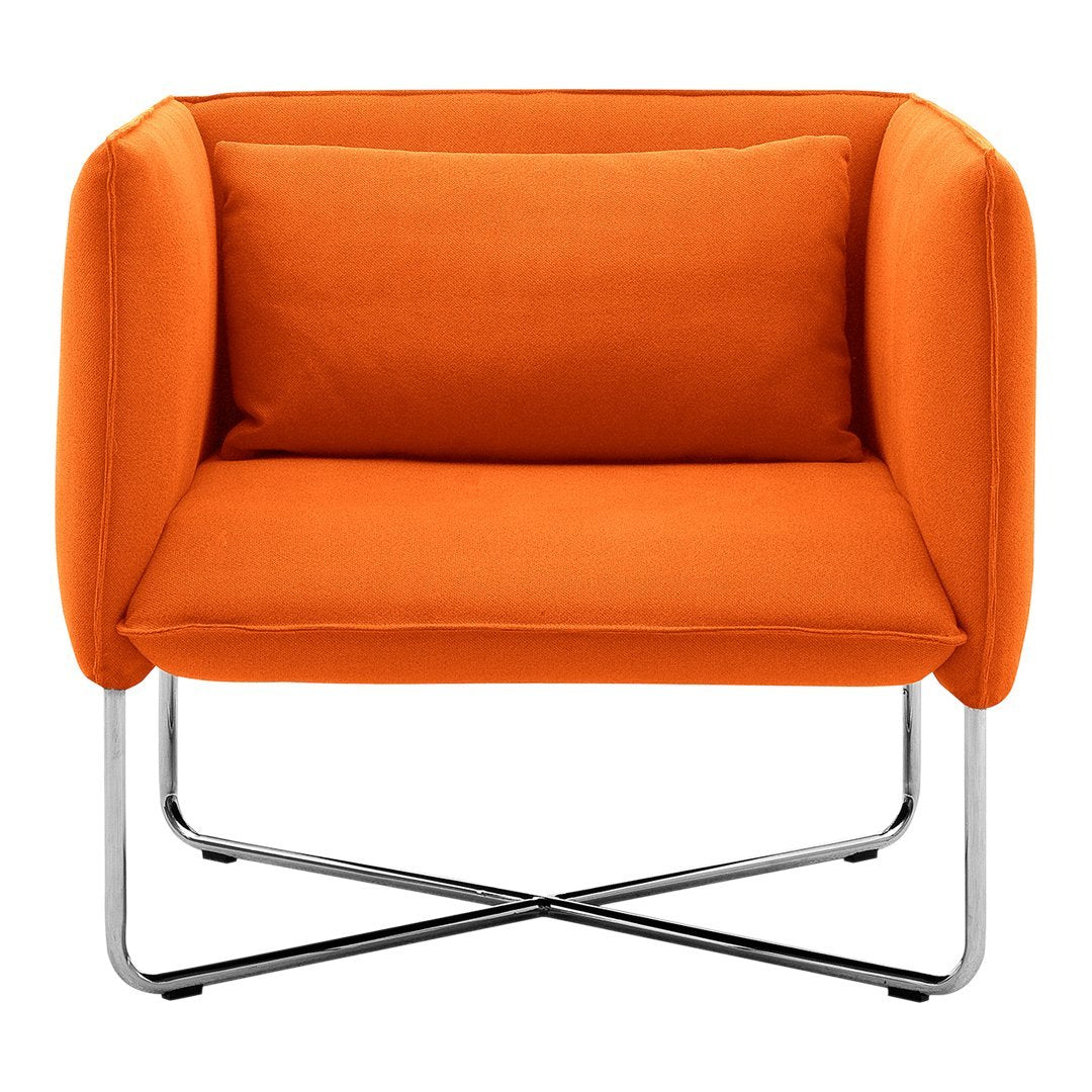 Busk Hertzog Groove Chair - Modern Lounge Chairs with Softline Comfort for Living Room, Patio & Office Relaxation