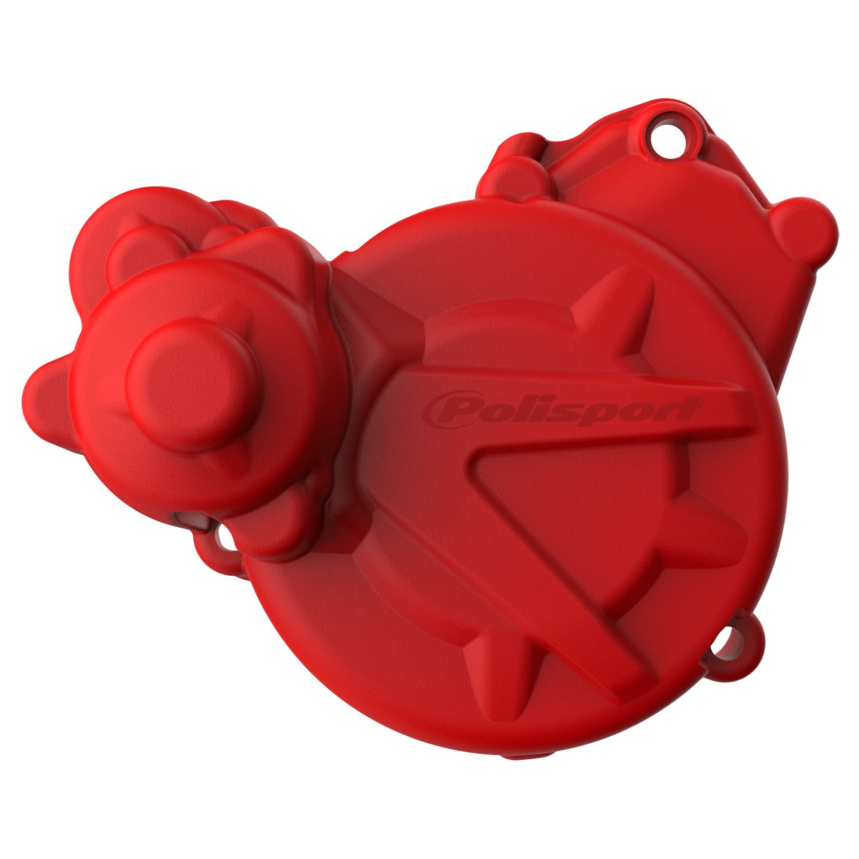 Polisport IGNITION COVER PROTECTOR RED 8467600002 - Dirt Bike Engine Protection for Honda, Kawasaki, Yamaha - Off-Road Motorcycle Accessory for Trail Riding & Motocross Racing