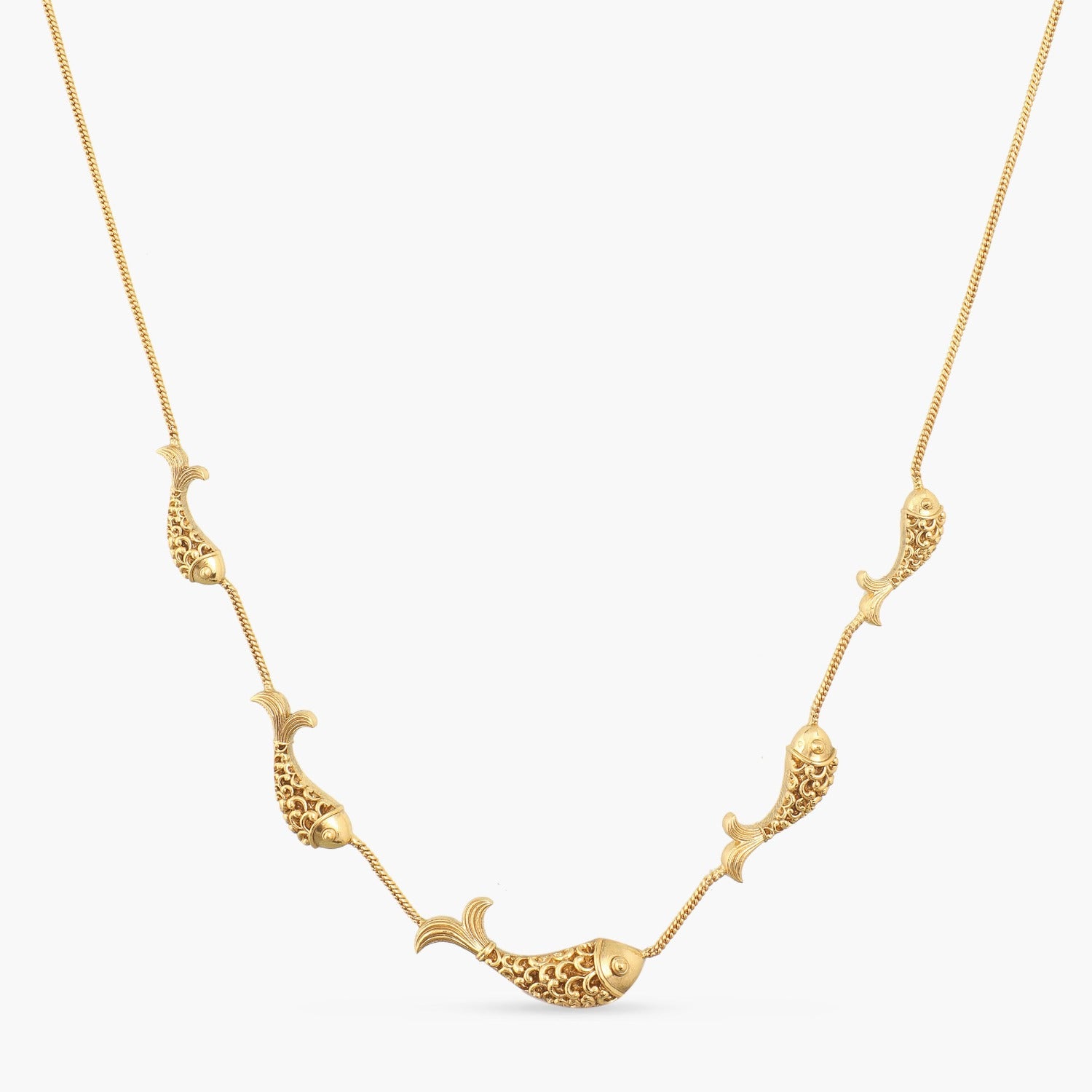 Vintage Oxidized Fish Pendant Necklace for Women - Boho Chic Jewelry for Layering, Gift Giving & Everyday Wear