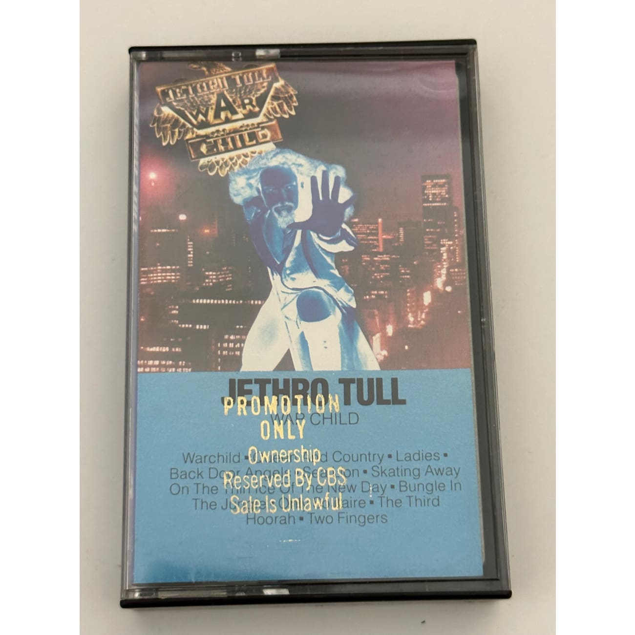 Jethro Tull War Child Promo Cassette Reissue (1980s) - Vintage Music Collectible for Audiophiles & Classic Rock Fans - Perfect for Home Listening & Retro Music Collections