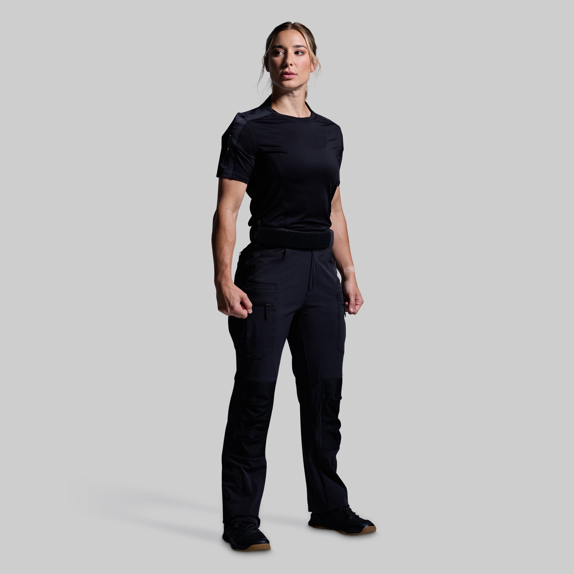 Tactical Women's Assault Pants - Black Combat Cargo Pants for Outdoor, Airsoft, Hiking & Military Training