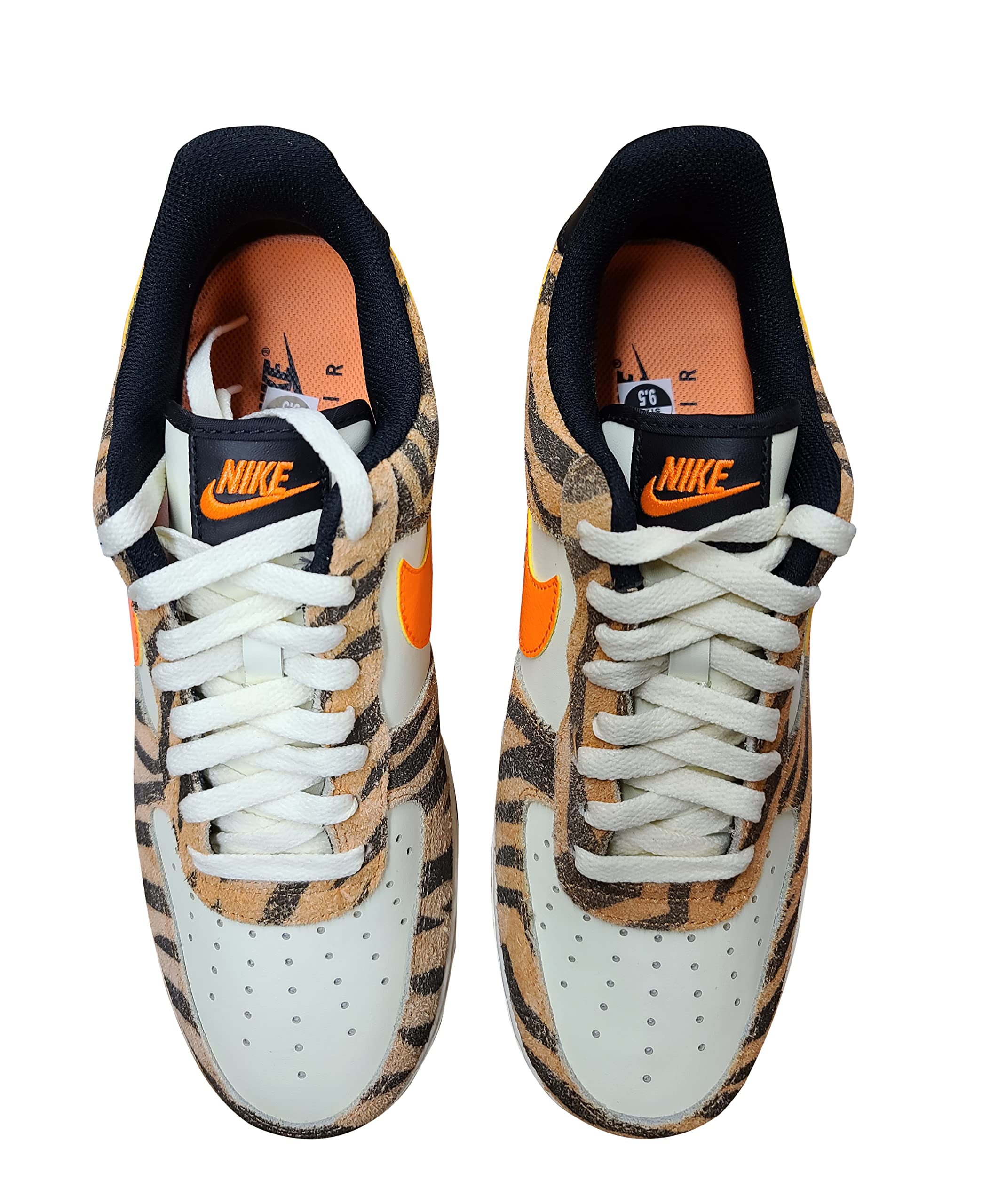 Nike Men's Air Force 1 '07 PRM Daktari Sneakers in Coconut Milk/Atomic Orange (DJ6192 100) - Size 10.5 | Casual Wear, Street Style & Basketball Shoes for Men