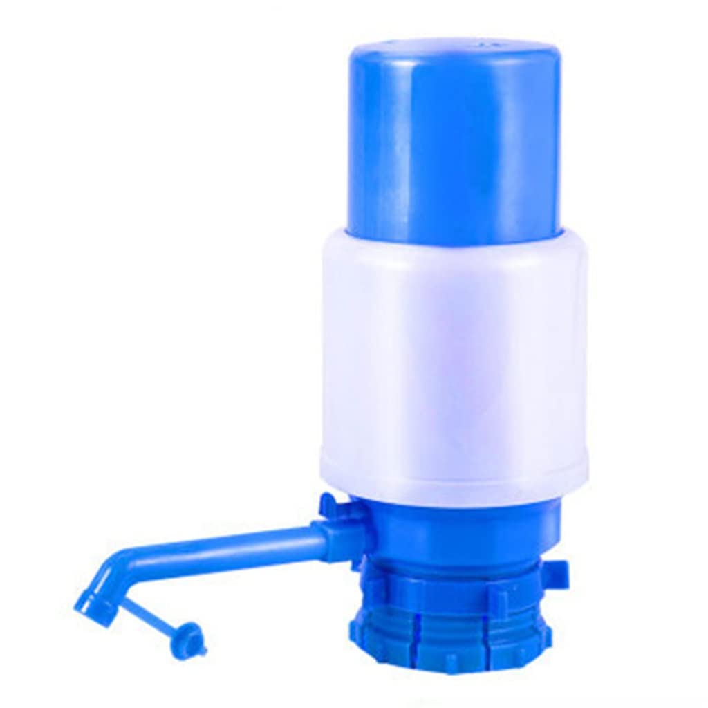 XIULAIQ Portable Hand Press Water Pump Dispenser - Clean & Sanitary Drinking Water Bottle Pump with Removable Tube & Vacuum Action - Perfect for Camping, Hiking, and Emergency Preparedness
