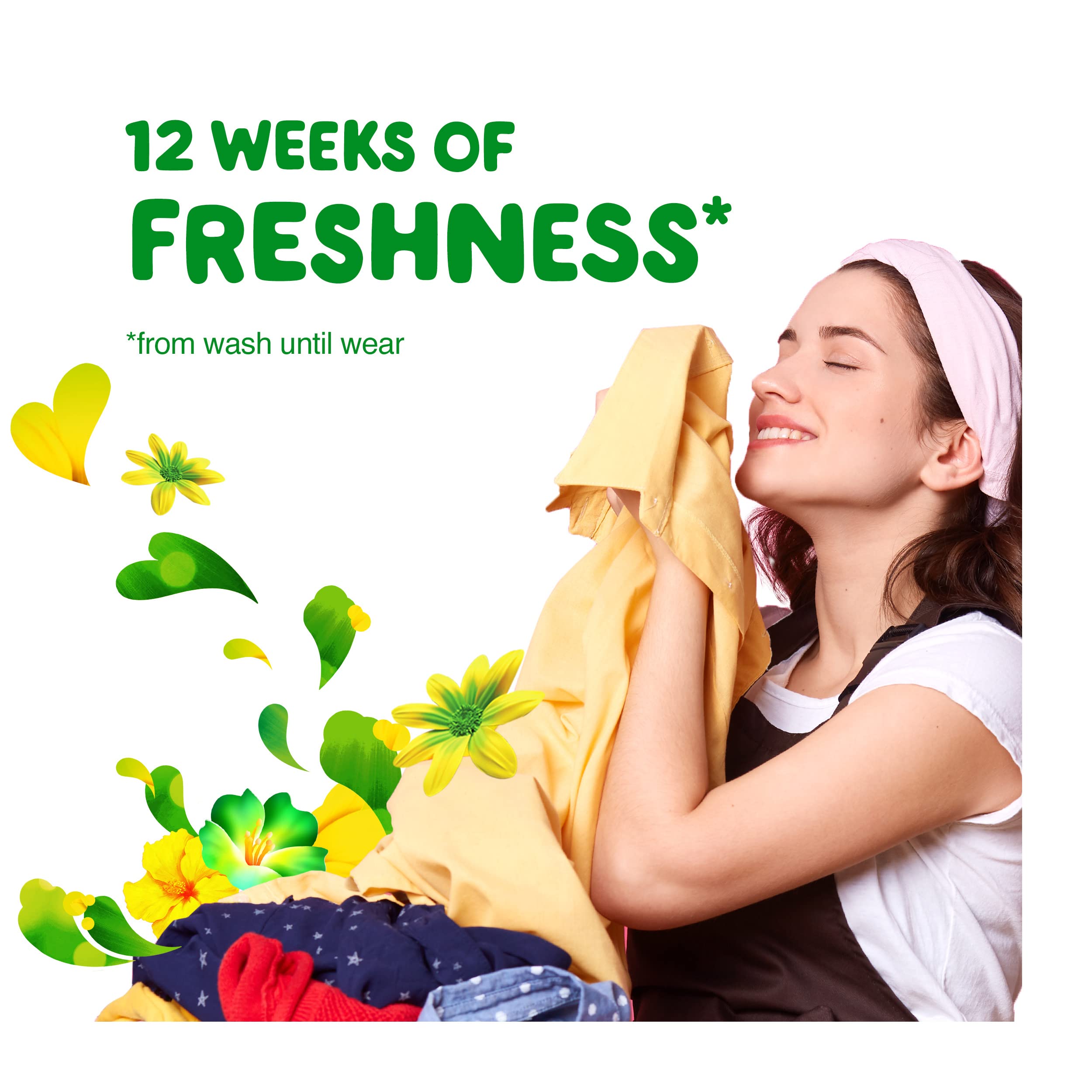 Gain Fireworks In-Wash Scent Booster Beads, Original Fragrance, 9.1 oz (4 Pack) - Long-Lasting Laundry Freshness for Clothes, Towels & Bedding