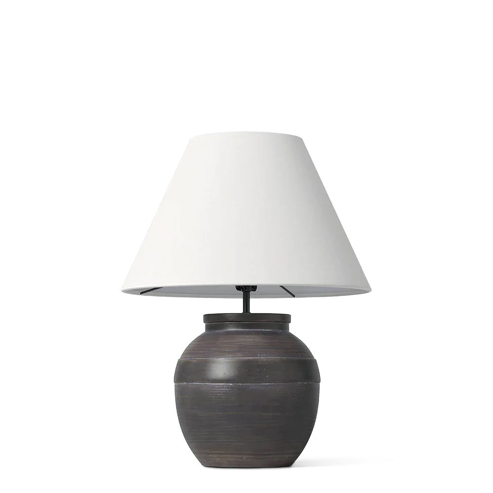 Faris Ceramic Table Lamp - Elegant Home Decor for Living Room, Bedroom & Office - Perfect for Reading, Relaxing & Ambient Lighting