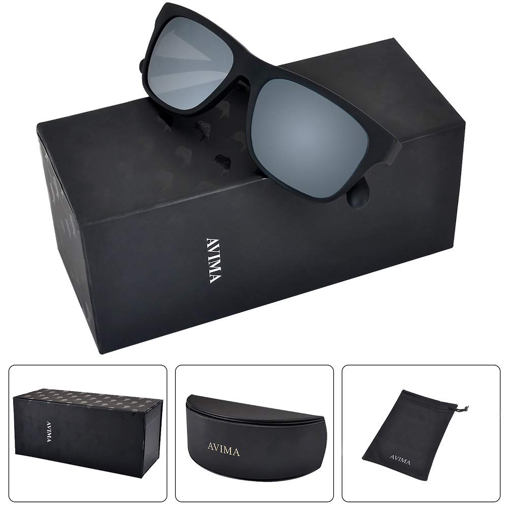 AVIMA King Polarized Sunglasses for Men - UV Protection, Classic Trendy & Stylish Luxury Shades - Perfect for Driving, Fishing, and Outdoor Activities