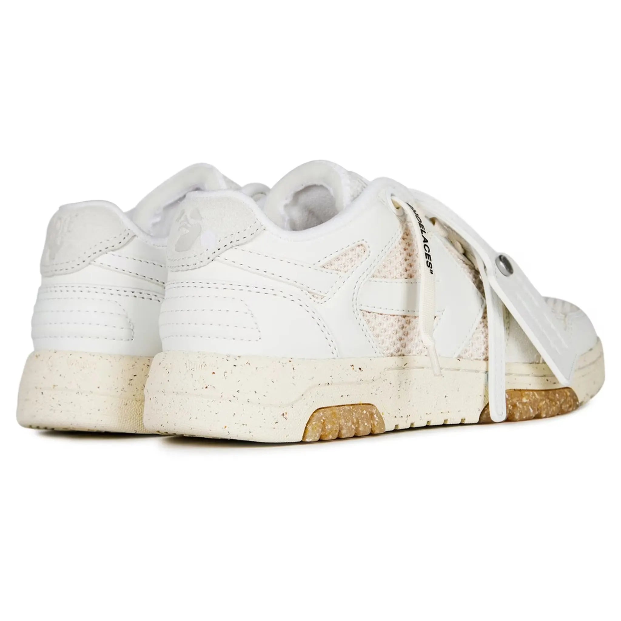 Off White Slim Out Of Office White Sneakers for Women - Lightweight Casual Walking Shoes for Everyday Wear, Gym & Street Style Fashion