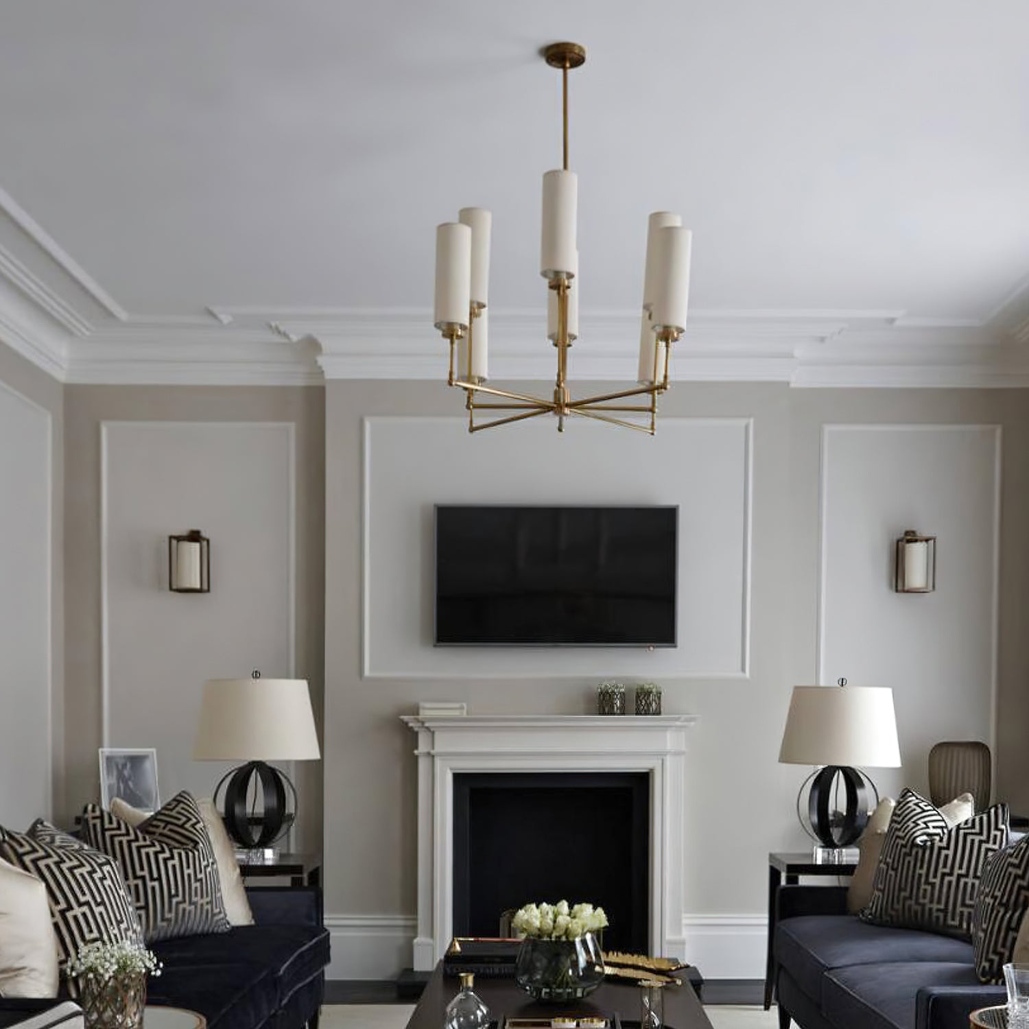 Elegant Ziyi Crystal Chandelier - Modern Ceiling Light Fixture for Dining Room, Living Room & Bedroom | Perfect Home Decor Lighting for Weddings & Luxury Interiors