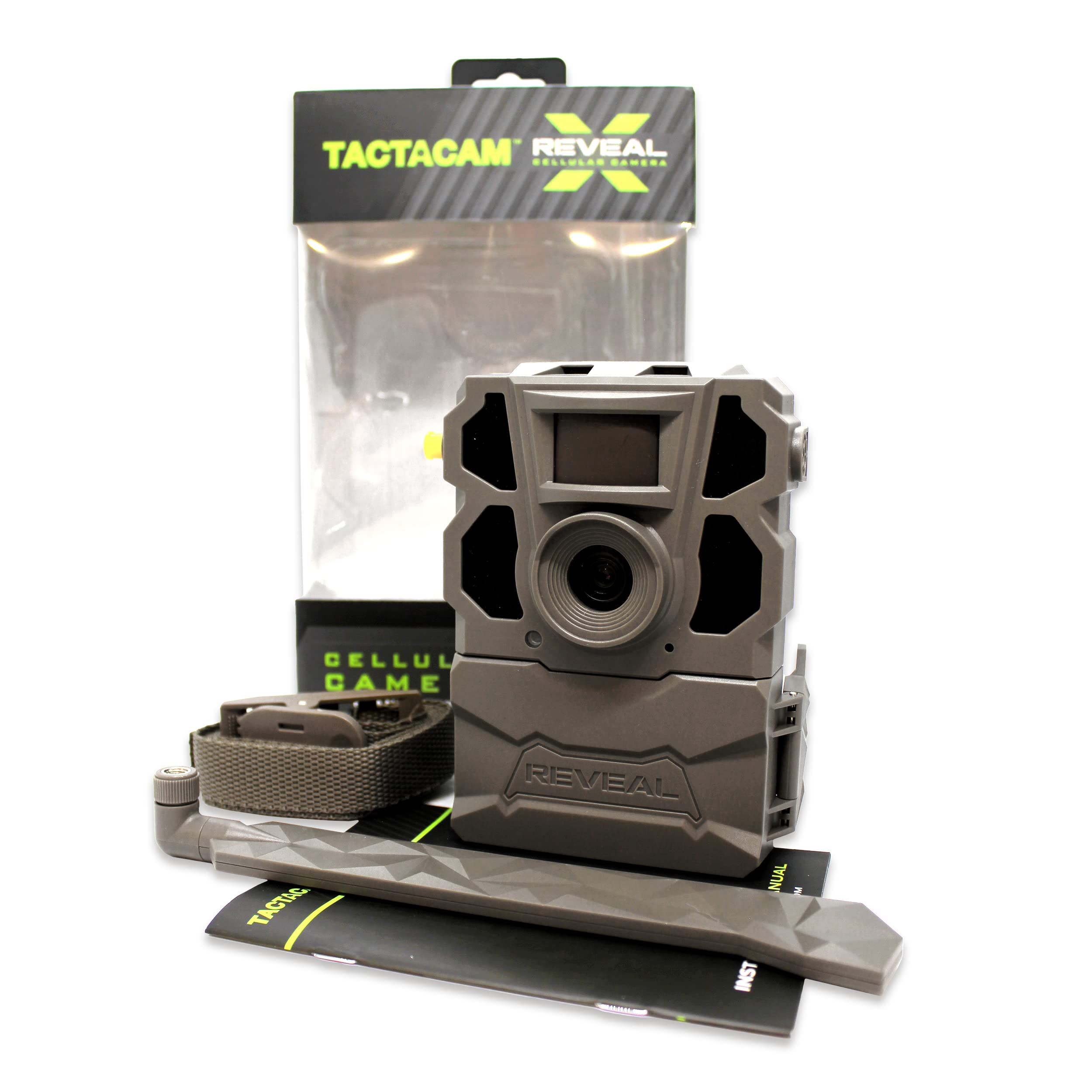 2 Pack TACTACAM Reveal X Gen 2.0 LTE Cellular Trail Camera - AT&T & Verizon Compatible, 1080P HD Video & Photo, Low Glow IR Night Vision for Hunting, Wildlife Monitoring, Home Security & Outdoor Surveillance (TA-TC-XG2) - Perfect for Deer Hunting, Property Monitoring & Nature Observation