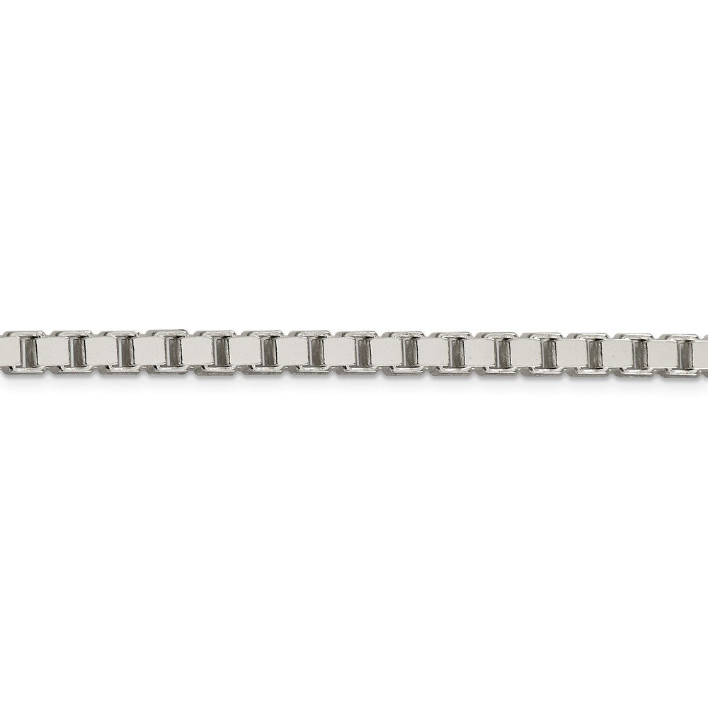 4.5mm Solid 925 Sterling Silver Box Chain Necklace with Lobster Clasp - Durable & Hypoallergenic Jewelry for Women & Men, Perfect for Everyday Wear, Gifts & Special Occasions