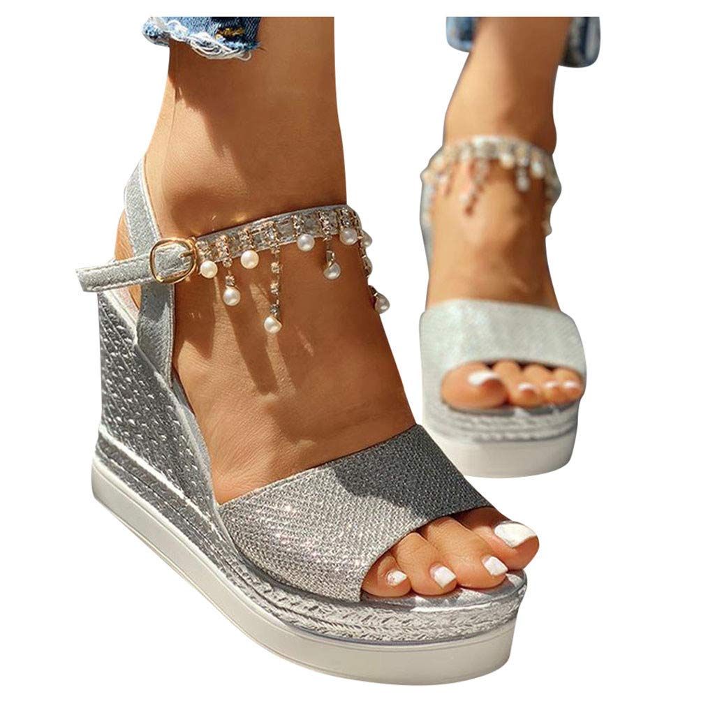 WILLBEST Women's Orthopedic Wedge Sandals - Summer Fashion Flip Flops with Foam Cushion for Beach, Pool, Yoga, Walking & Travel