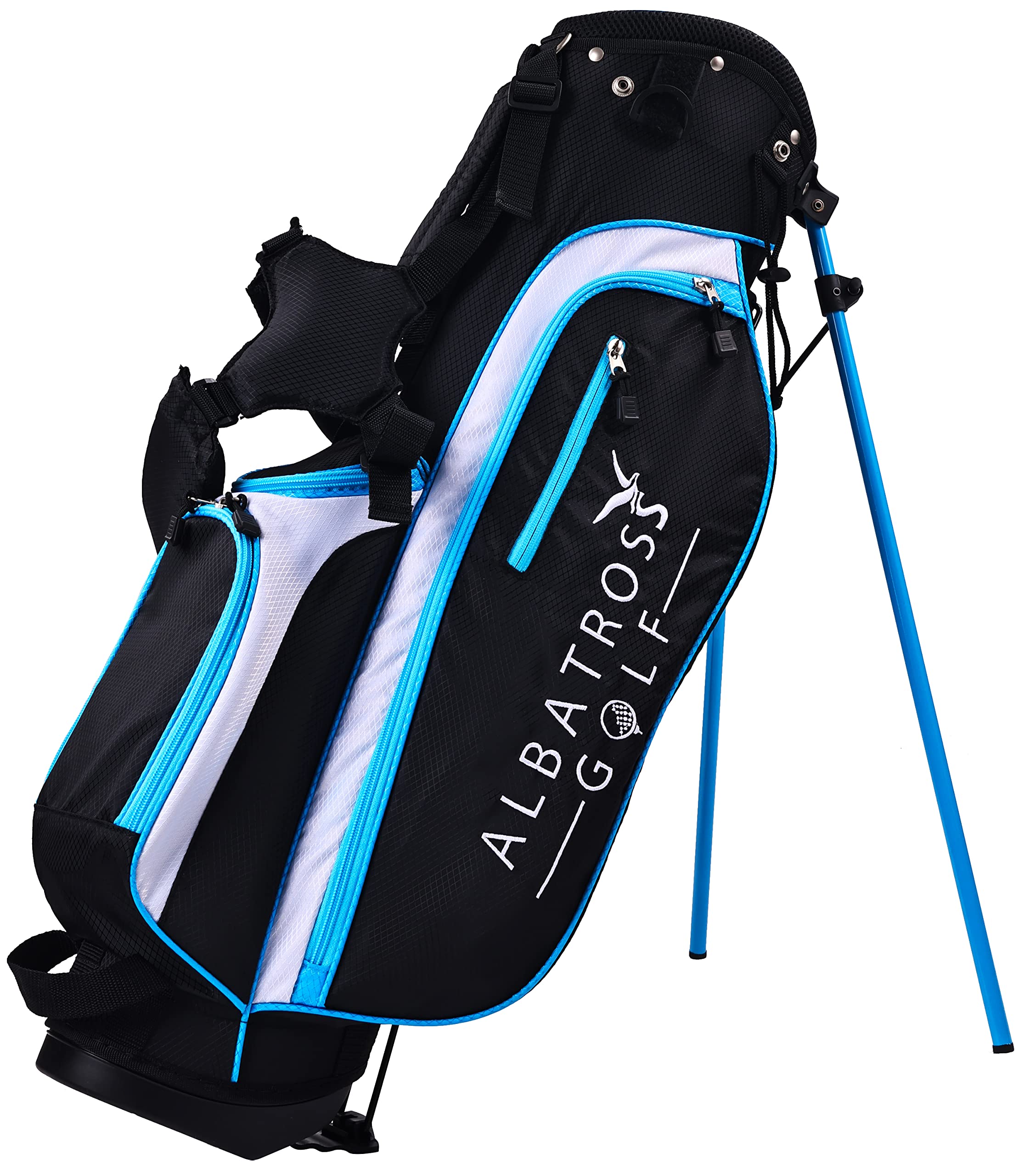 Junior Complete Golf Club Set with Stand Bag for Kids Age 3-12 - 7 or 8 Piece Right-Handed Youth Golf Clubs | Perfect for Beginners, Junior Golf Tournaments & Outdoor Family Activities