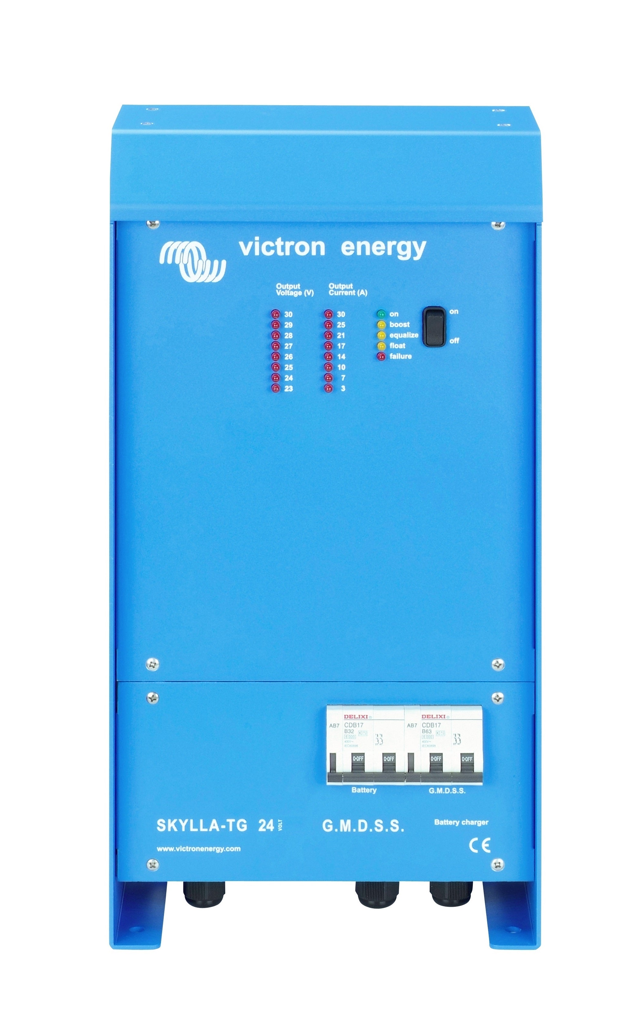 Victron Energy Skylla TG 24/50 GMDSS Battery Charger - 120V/240V Input for Marine & RV Power Systems | Reliable Onboard Charging Solution for Boats, Yachts & Campers