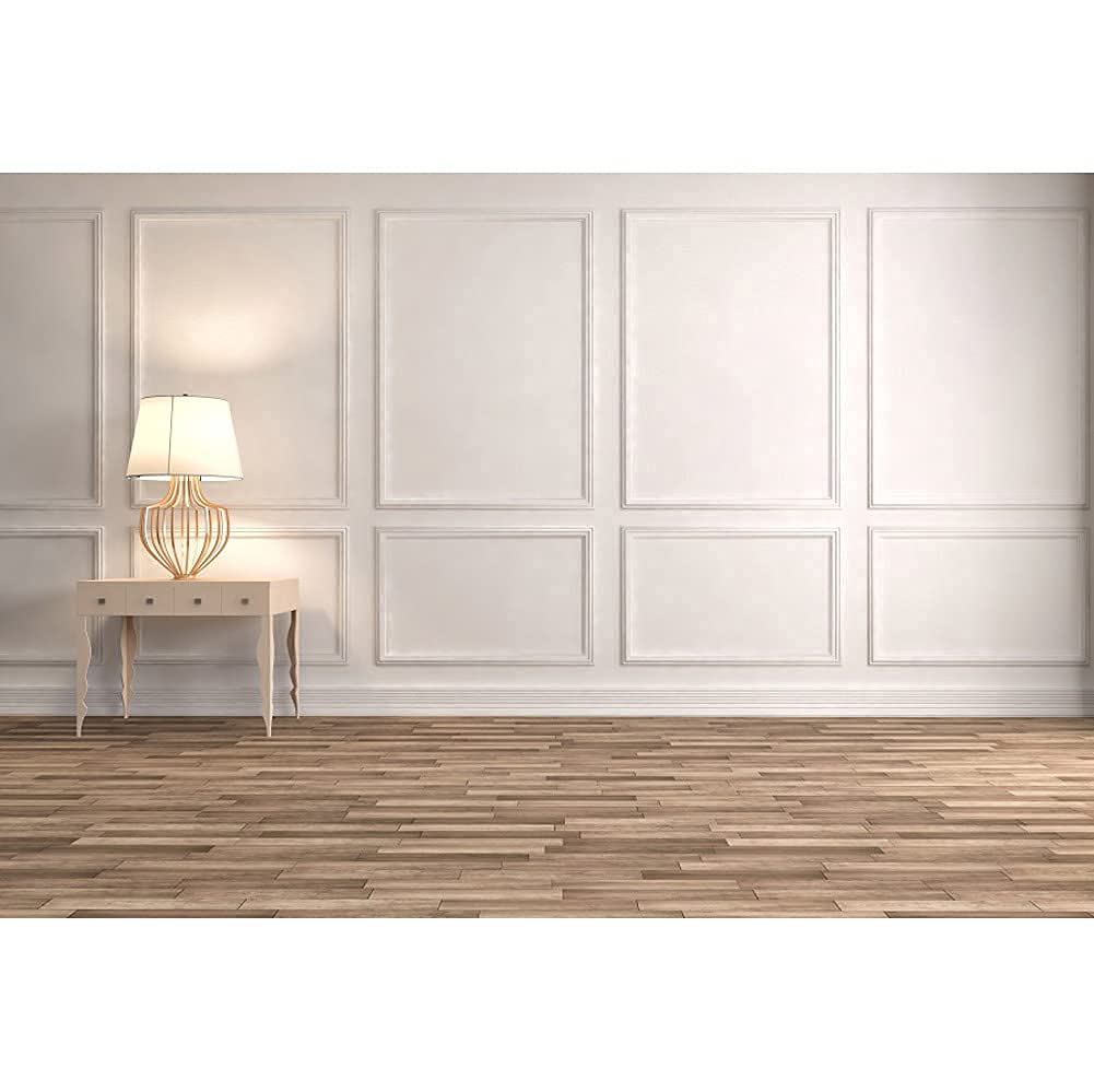 Laeacco 9x6ft Vinyl Photography Backdrop - Classic Living Room Interior Scene Background for Portraits, Baby & Family Photos | Durable Console Table Design for Professional Studio & Home Photography