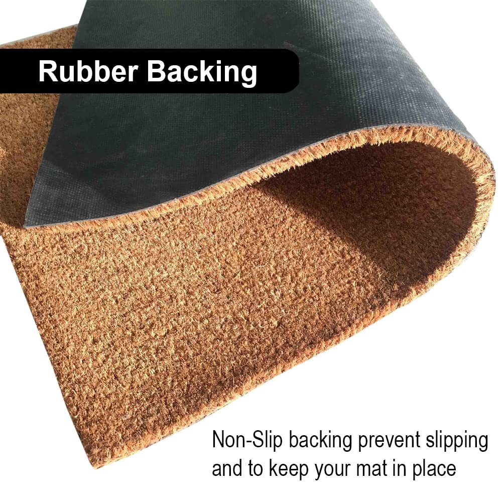 Easy to Clean Entlebucher Mountain Dog Coir Doormat - Indoor/Outdoor Welcome Mat for Front Entrance, 24x36 Inch - Perfect Home Gift for Dog Lovers | Great for Muddy Paws & Welcoming Guests