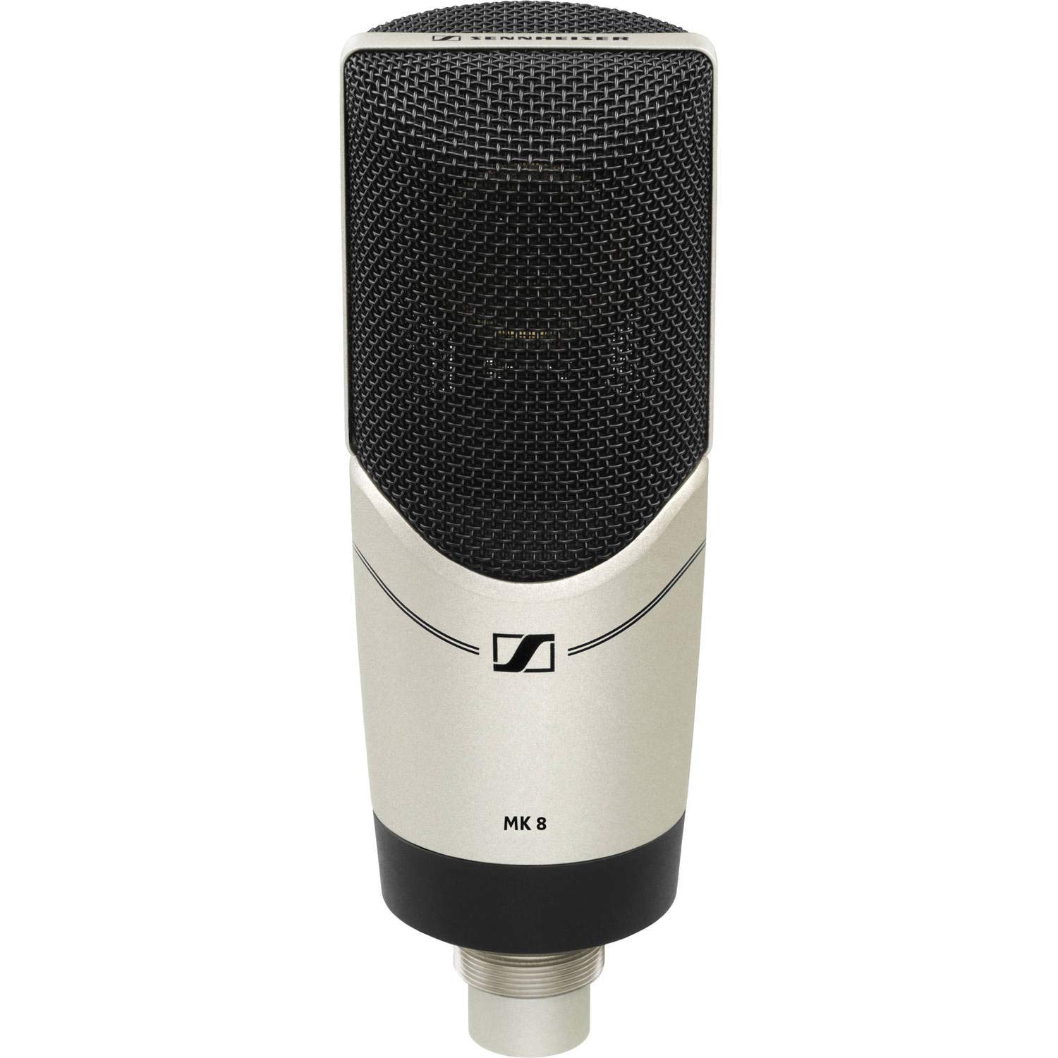 Sennheiser MK8 Professional Large-Diaphragm Condenser Microphone & Shure SRH440 Studio Headphones Bundle - Perfect for Podcasting, Voice Over, Music Recording & Home Studio Setup