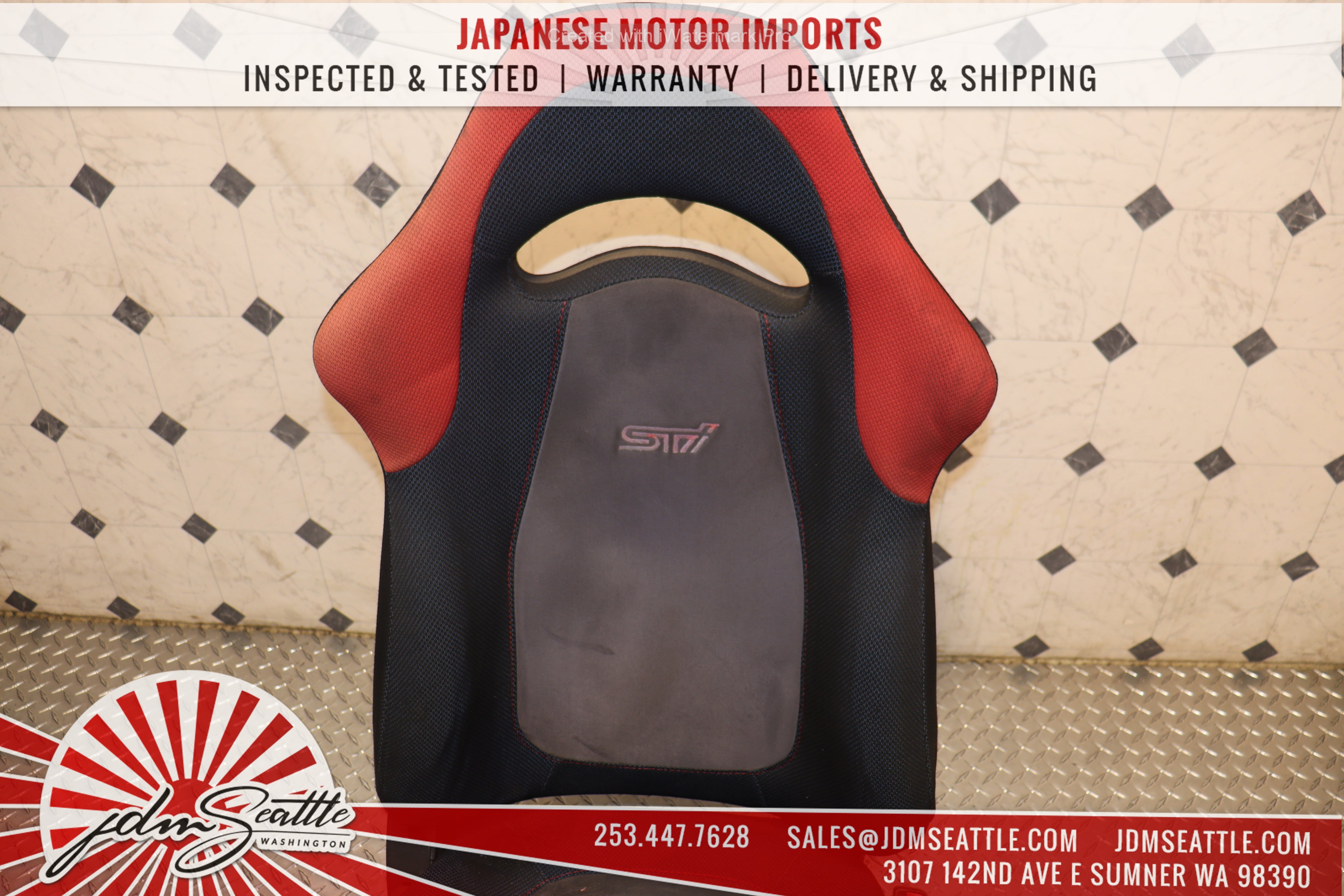JDM 99-02 Subaru Impreza WRX GC8 STI Front Left & Right Seats - Perfect for Racing & Car Restoration Projects