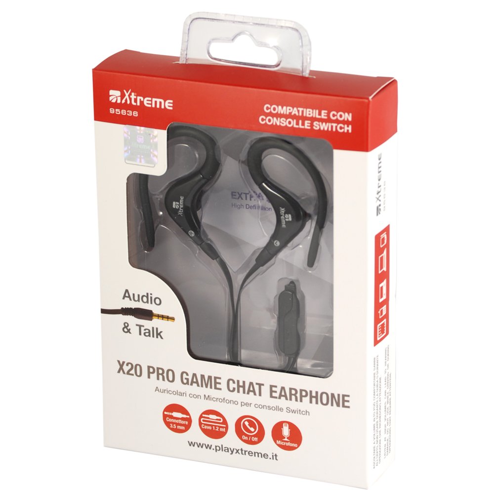Xtreme X20 Pro Gaming Headset with Boom Mic - Classic Design for Nintendo Switch - Perfect for Online Gaming & Streaming